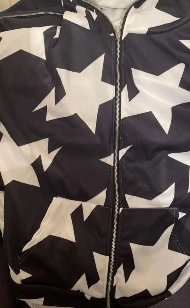 Vintage Star Oversize Zip Up Hoodie Y2k 90’s Hip Hop Size US L / EU 52-54 / 3 - 4 Thumbnail