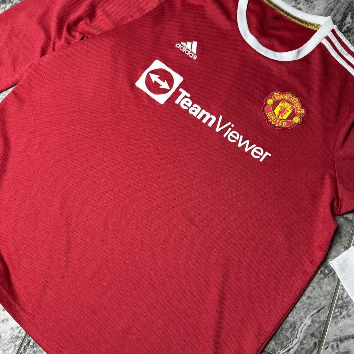 Adidas Manchester United 2021 2022 Official Jersey Long Size US XXL / EU 58 / 5 - 4 Thumbnail
