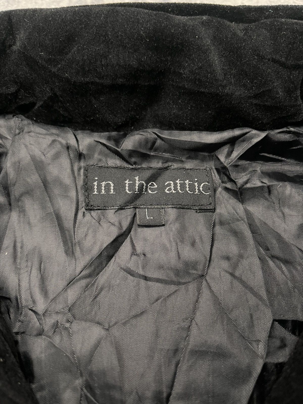 In The Attic In The Attic Suede Jacket Hidden Hooded Size US L / EU 52-54 / 3 - 10 Thumbnail