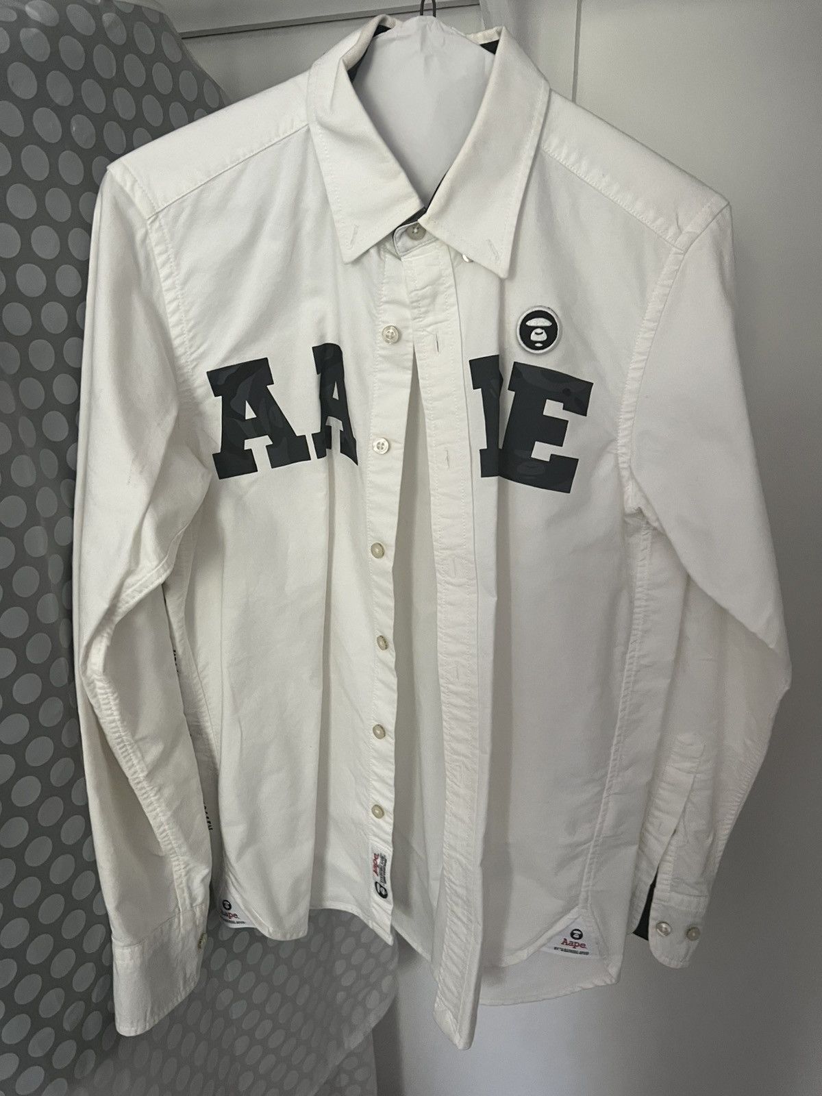 Aape Aape by bathing ape camo letter dress shirt Size US S / EU 44-46 / 1 - 4 Thumbnail