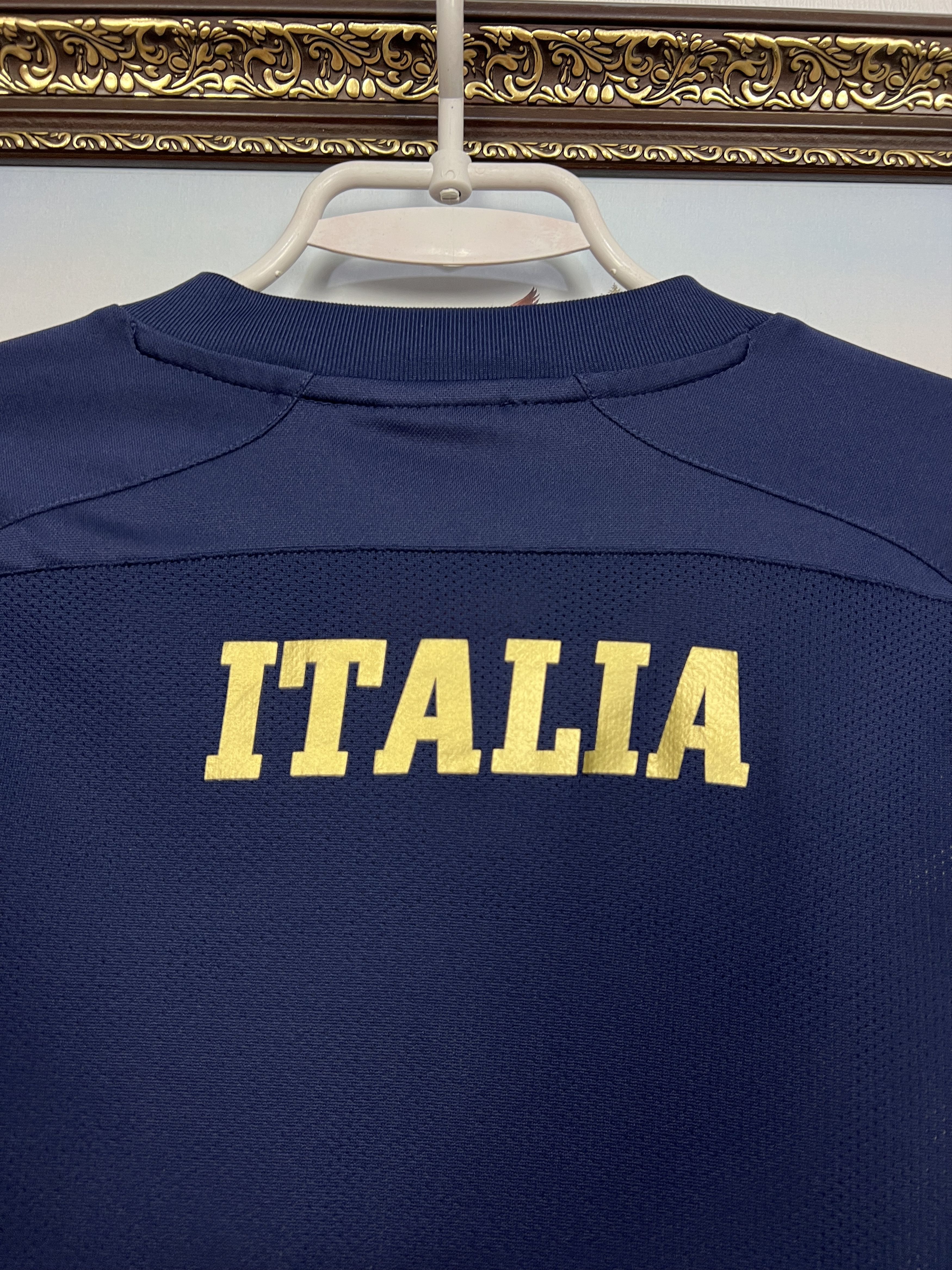 Puma Italy Train Shirt Long Sleeve Player Issue Football Maglia Size US M / EU 48-50 / 2 - 11 Thumbnail