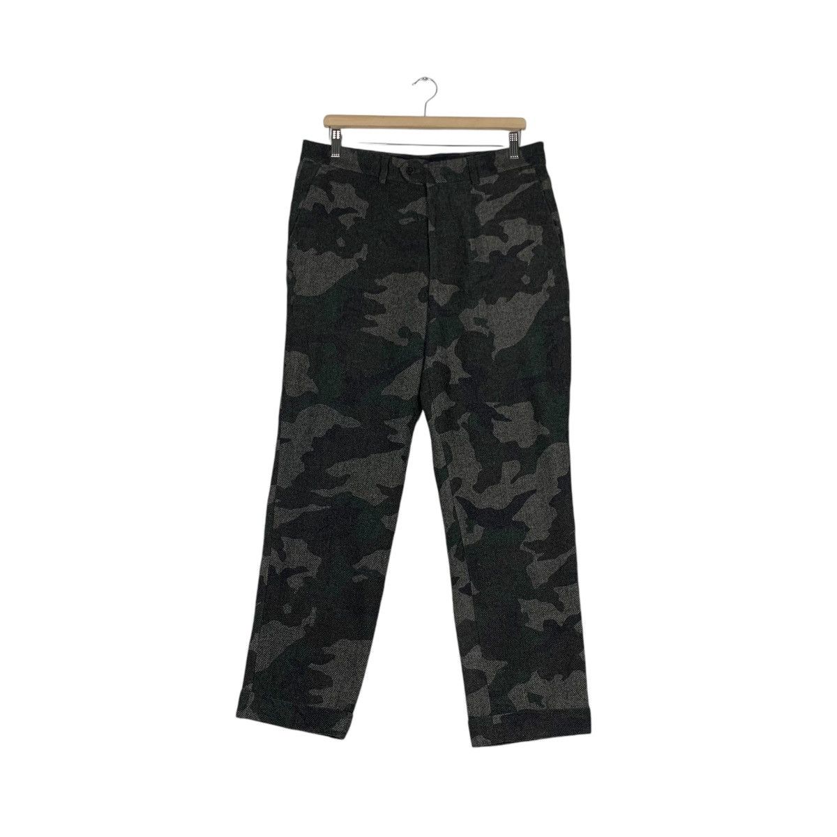 Global Work GLOBAL WORK Green Camo Casual Pant #1384-C63 Size US 34 / EU 50 - 1 Thumbnail