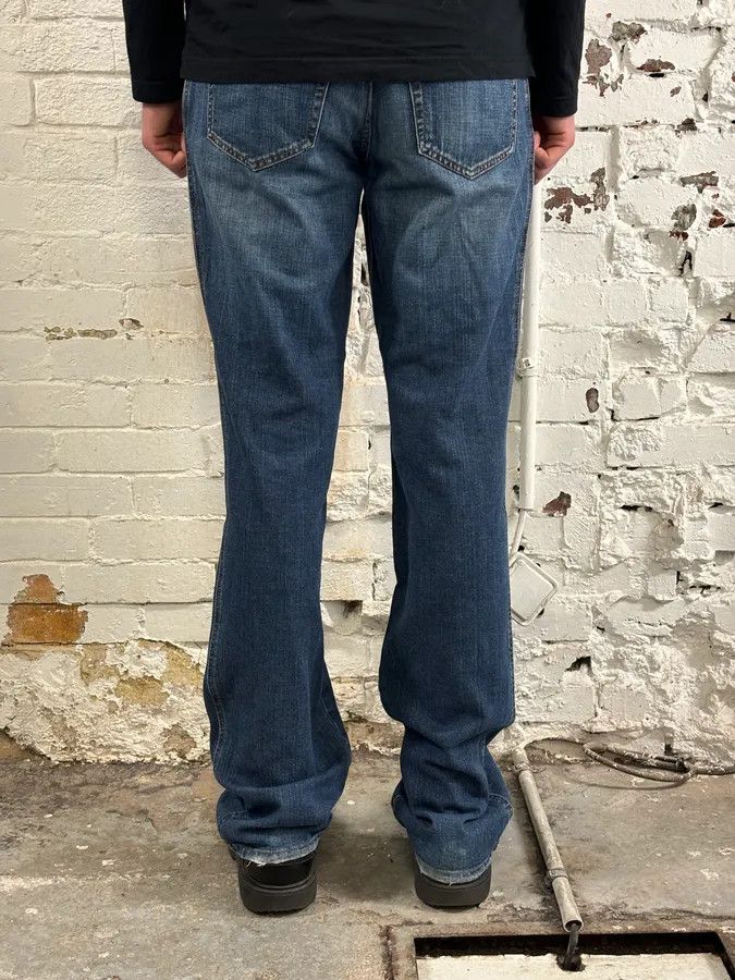 Roberto Cavalli AW2005 Roberto Cavalli Leopard Interior Blue Denim Jeans Size US 32 / EU 48 - 4 Thumbnail