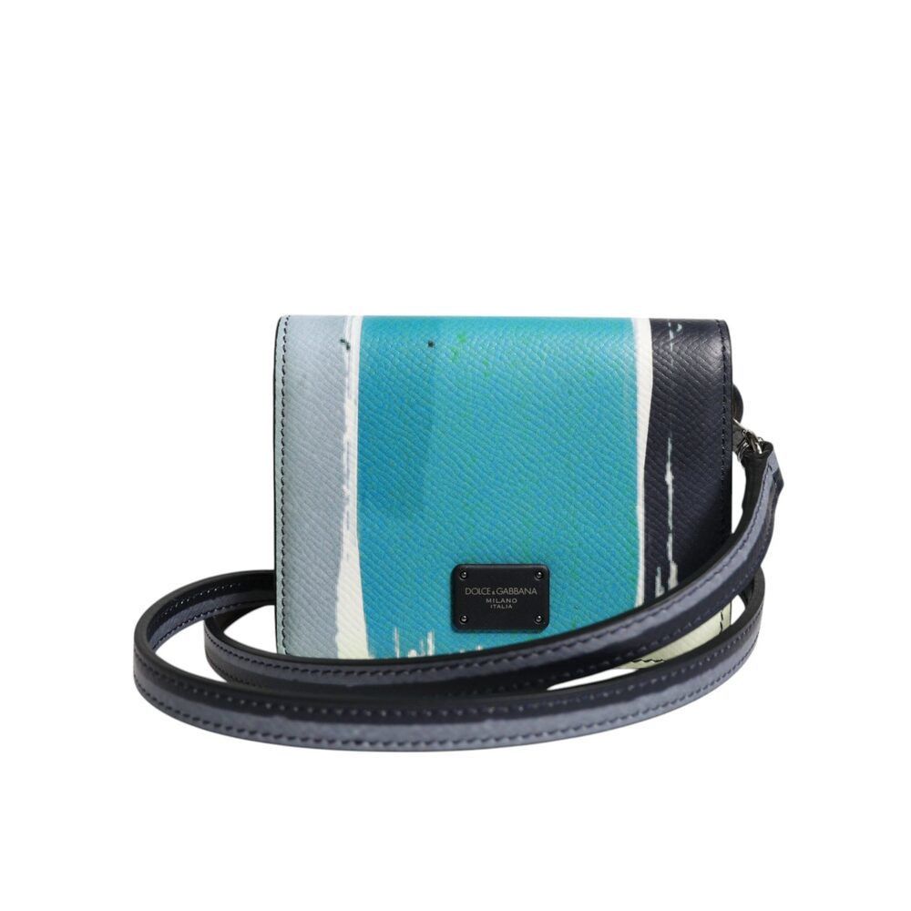 Dolce & Gabbana Dolce & Gabbana Multicolor Leather DG Logo Bifold Card Holde Size ONE SIZE - 1 Thumbnail