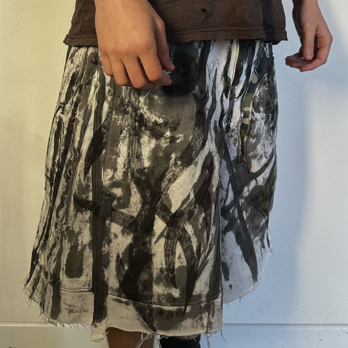 Other Upcycle oversized shorts 00072 Size US 35 - 4 Thumbnail
