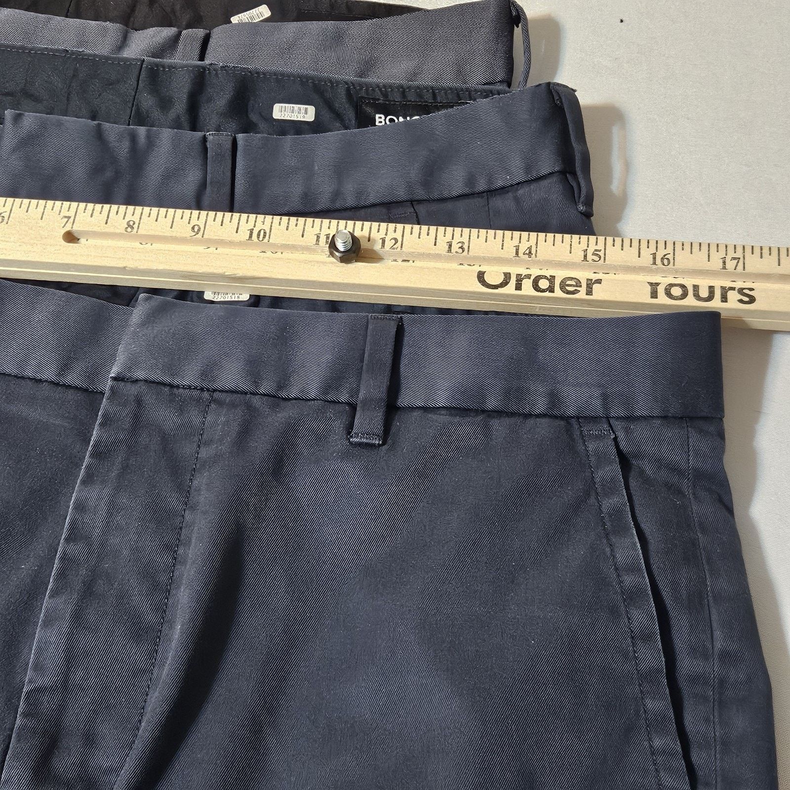 Bonobos Bonobos Monday LOT OF 3 Blue Chinos Pants Mens 33 28 Size US 33 - 4 Thumbnail