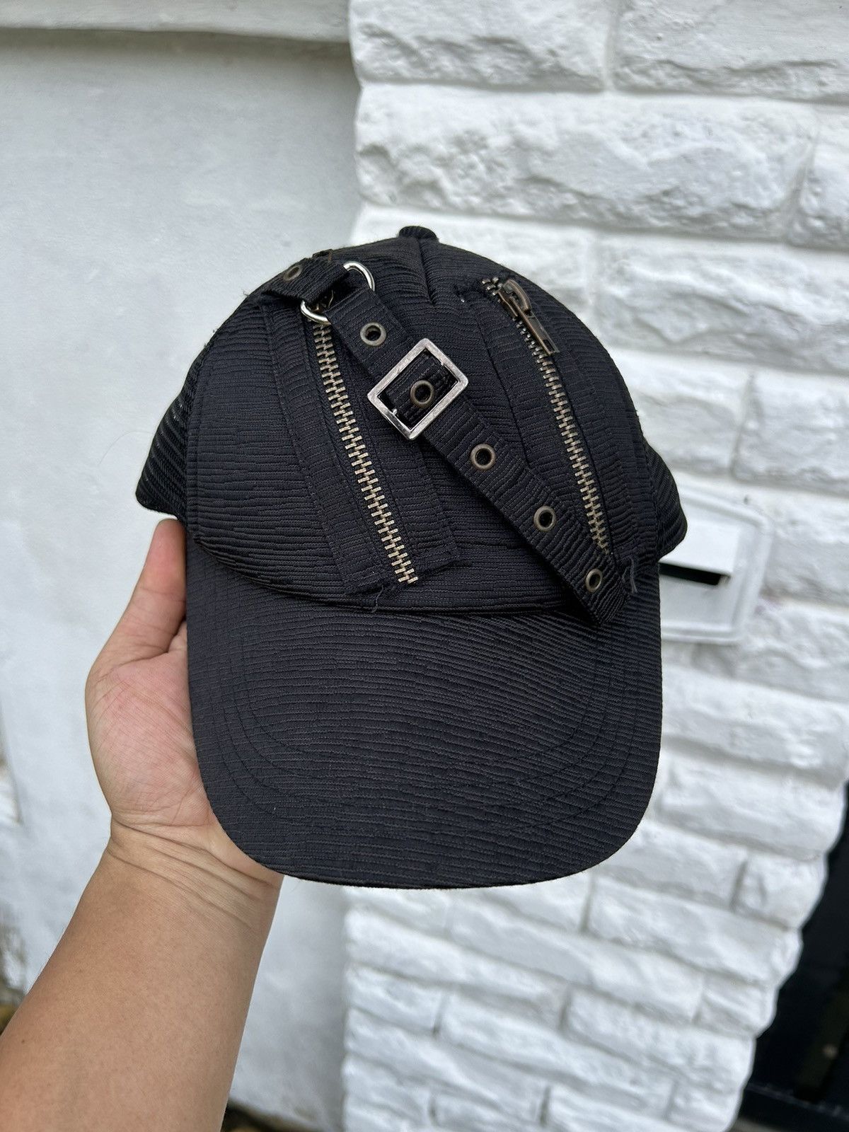 image of Beauty Beast x Seditionaries Punk Bondage Trucker Hats in Black, Men's