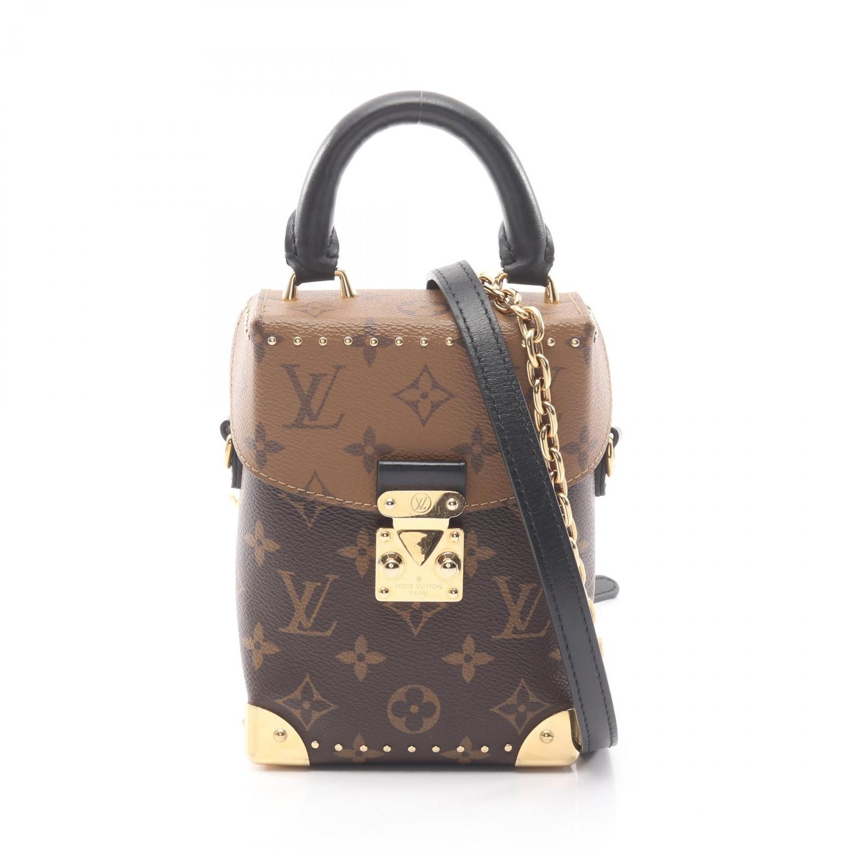 Louis Vuitton Louis Vuitton Louis Vuitton Camera Box Monogram Reverse 2way bag Textile Handbag M82465 DUTY FREE for USA Size ONE SIZE - 1 Thumbnail
