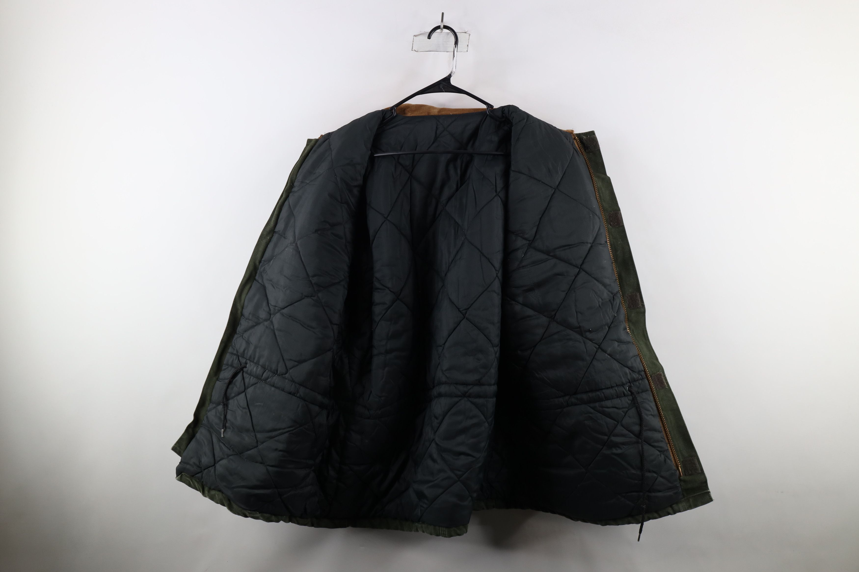 Carhartt Vintage 90s Carhartt Quilted Canvas Chore Barn Jacket Green Size US XXL / EU 58 / 5 - 8 Thumbnail