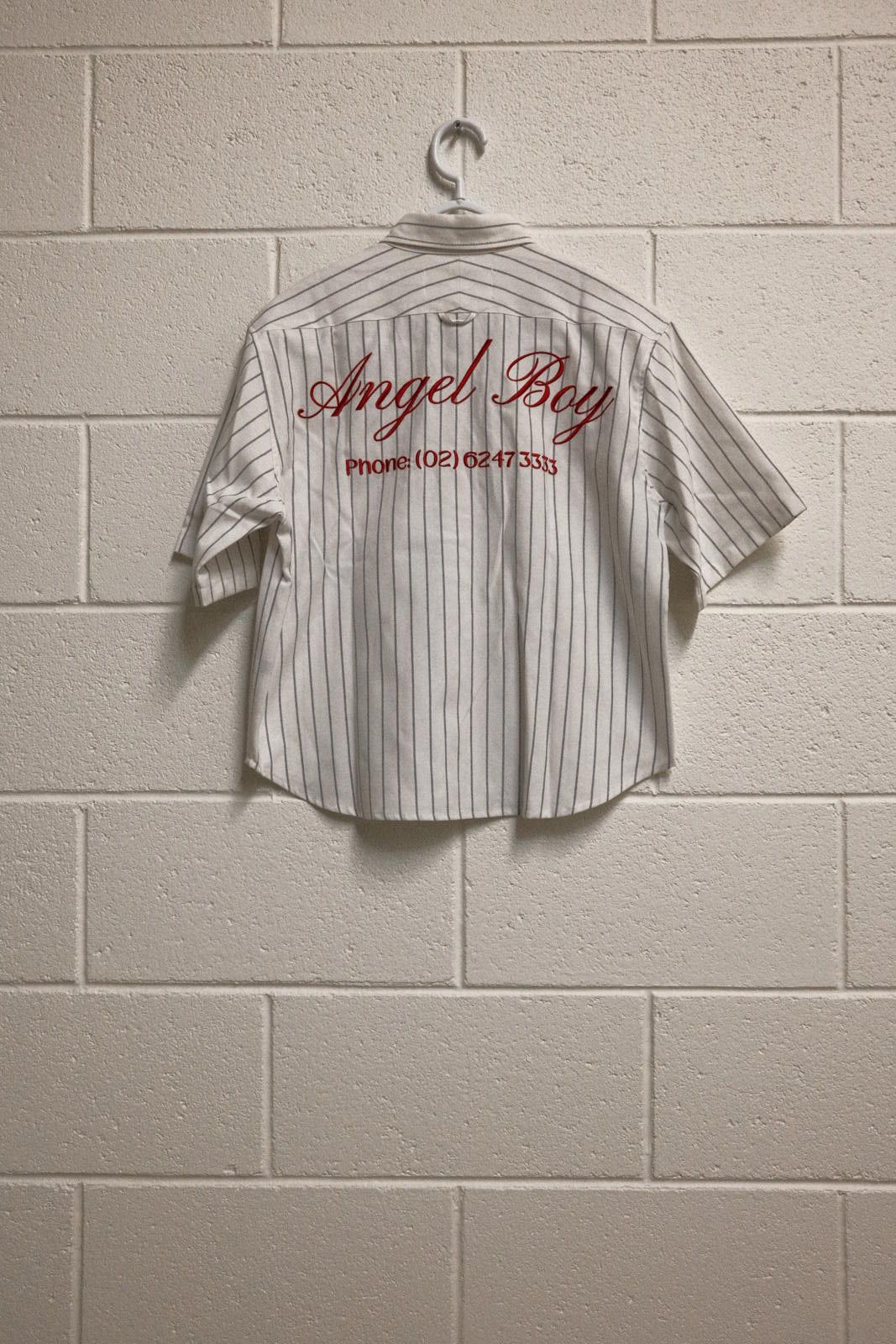Other Angel Boy XS White and Black Striped Button-Up Shirt Size US XS / EU 42 / 0 - 2 Thumbnail