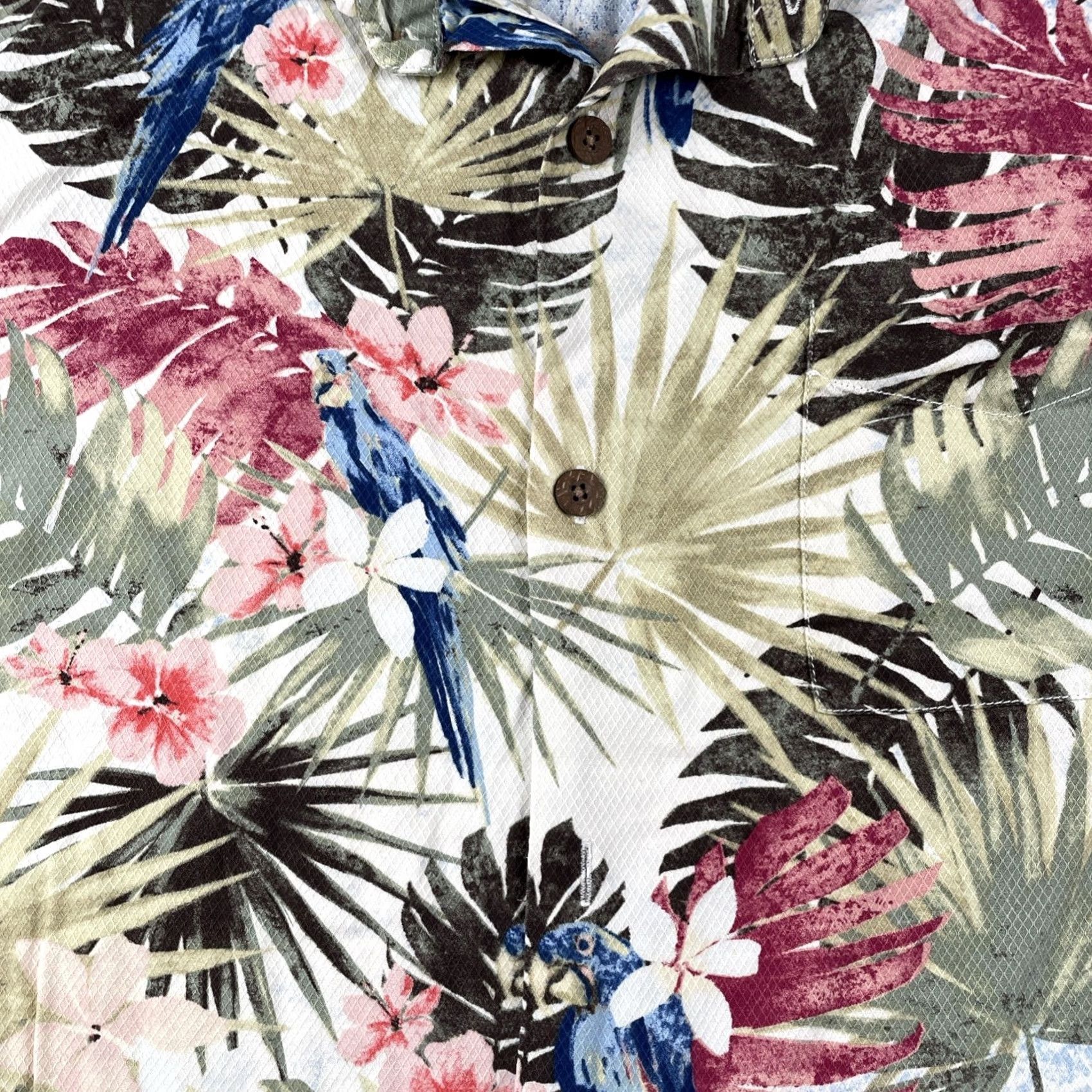 Tommy Bahama VINTAGE Tommy Bahama Men’s L Silk Floral Tropical Button Up L Shirt Parrot Bird Pattern Size US L / EU 52-54 / 3 - 5 Thumbnail
