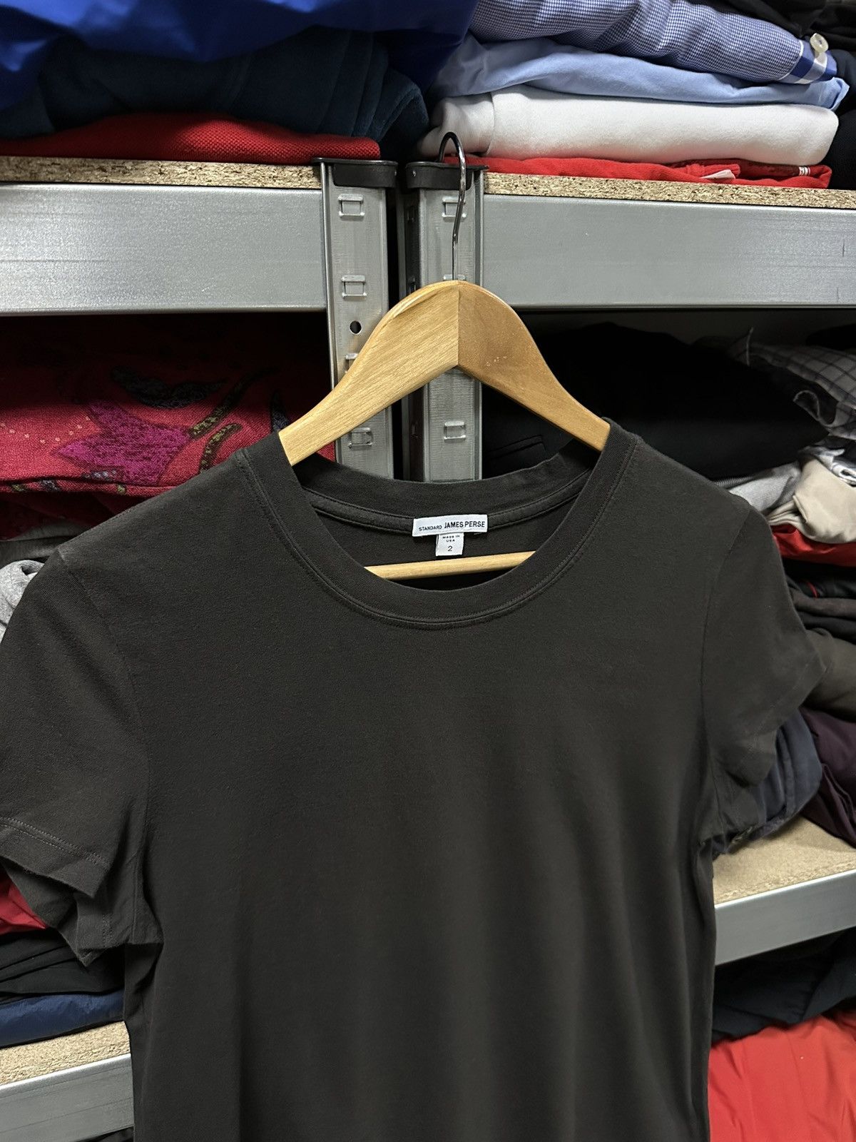 James Perse Standard James Perse Women’s T-Shirt Black Tee USA Size 2 Size M / US 6-8 / IT 42-44 - 4 Thumbnail