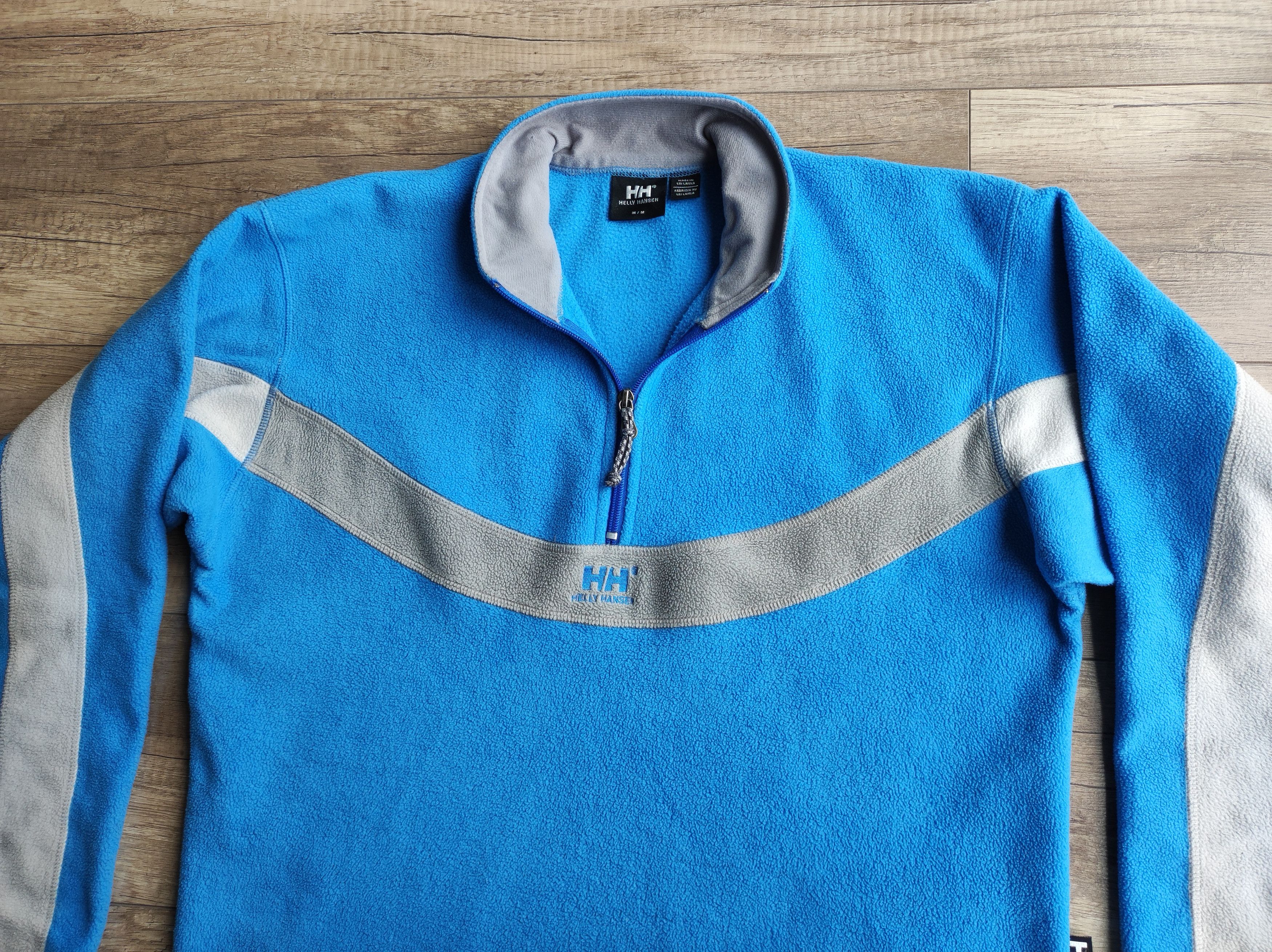 Helly Hansen × Vintage HELLY HANSEN Men's 1/2 Zip Anorak Fleece Jacket, s. MEDIUM Size US M / EU 48-50 / 2 - 4 Thumbnail