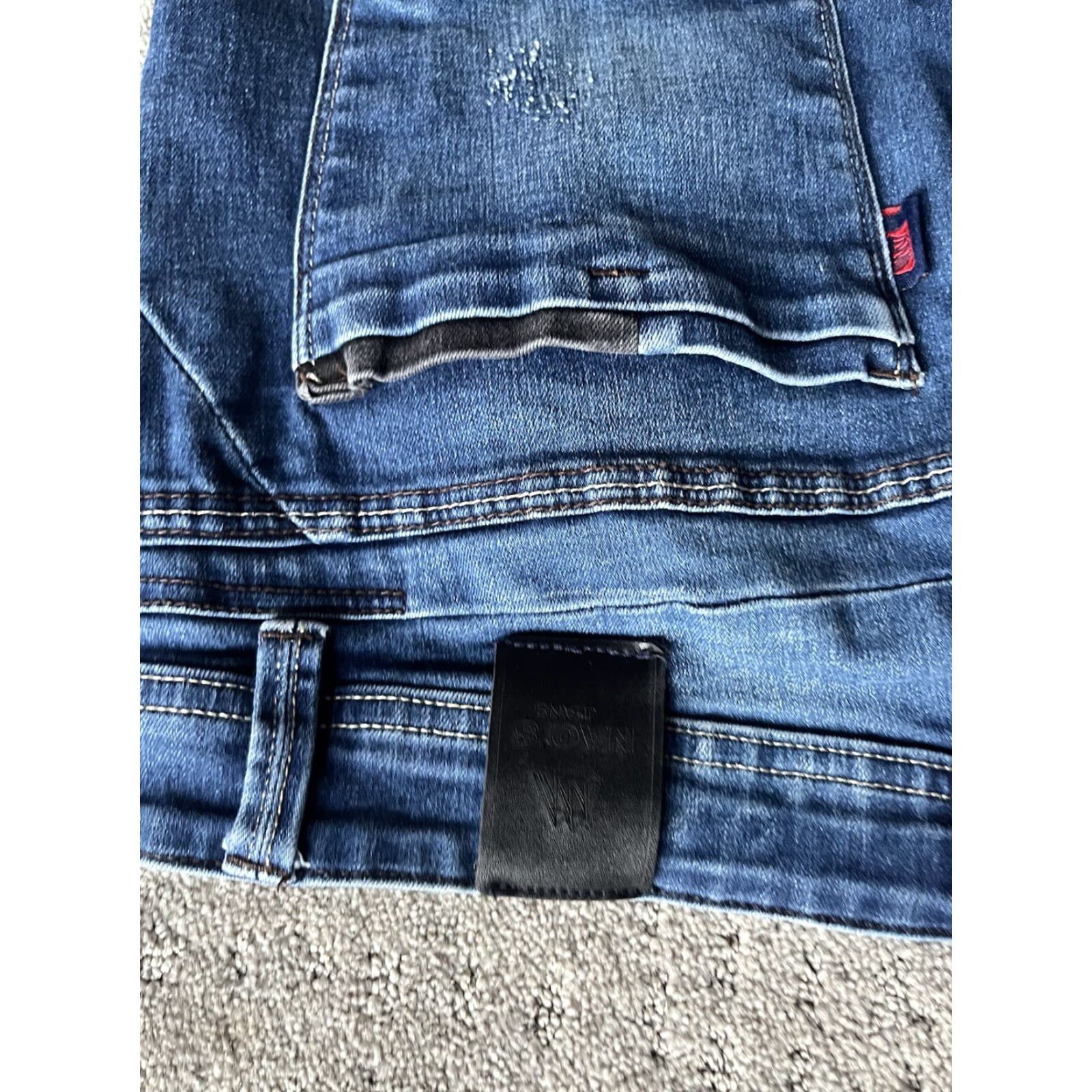 Vintage VINTAGE Naos Industry Jeans Skinny 30x30 Distressed Blue Mens Jeans 30 Regular Cotton Spandex Inseam 30" Distressed Pockets 90s 30 Mens Size US 30 / EU 46 - 5 Thumbnail