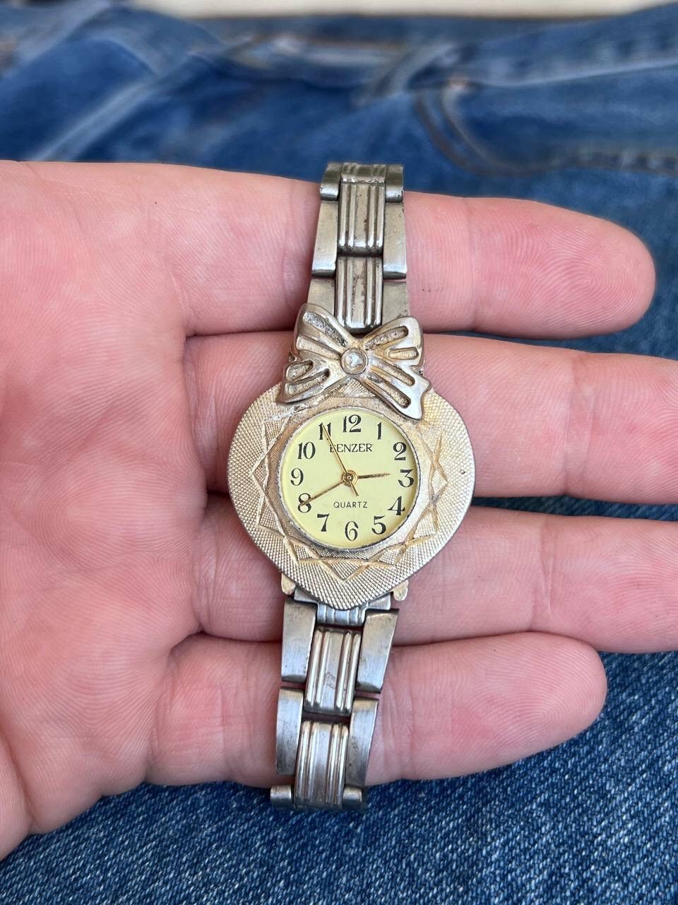 Japanese Brand × Vintage Vintage 90s Bow 🎀 Japanese style futuristic Steel Watch Size ONE SIZE - 3 Thumbnail