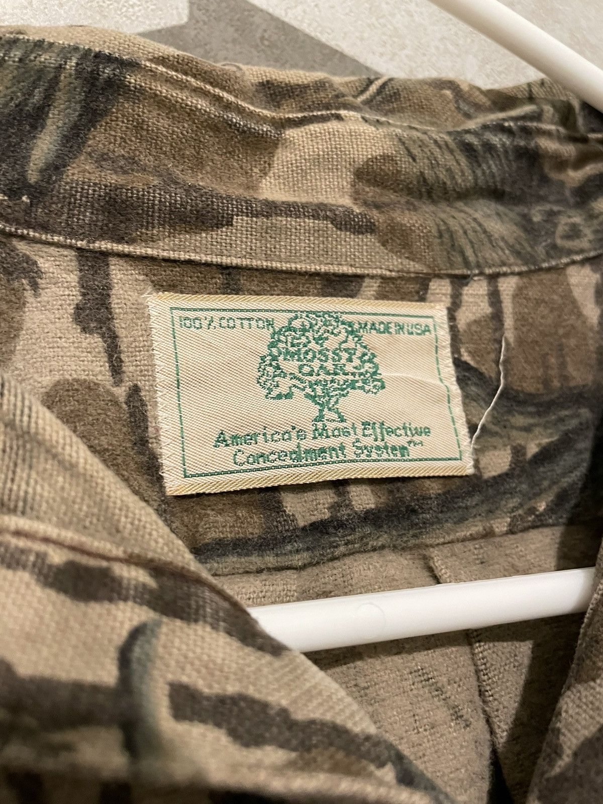 Mossy Oaks VINTAGE MOSSY OAK TREESTAND CAMO BUTTON UP SHIRT Size US L / EU 52-54 / 3 - 5 Thumbnail