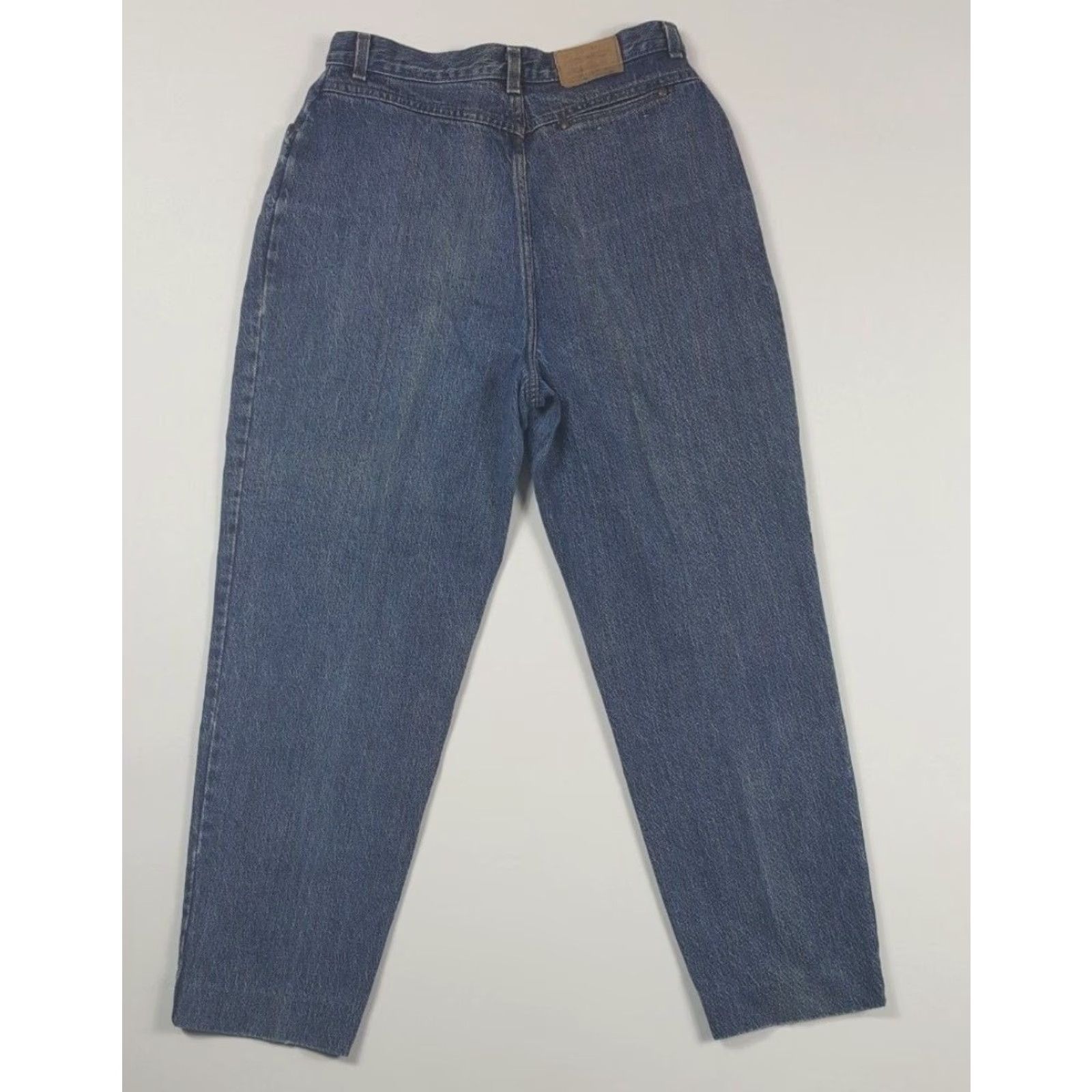 Levi's VINTAGE Levi's Pleated High Waist Mom Jeans 14 Blue Denin - 90s Retro Relaxed Tapered Regular Inseam 27.5" Women Size 36" / US 14 / IT 50 - 4 Thumbnail