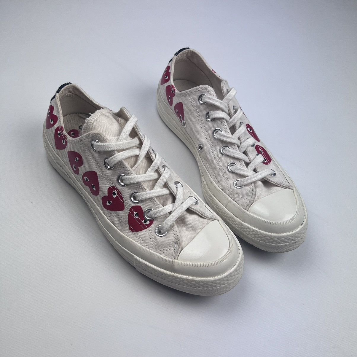Comme des Garcons × Converse × Japanese Brand Converse x Comme des Garçons Play Chuck tailor Size US 7.5 / IT 37.5 - 2 Thumbnail