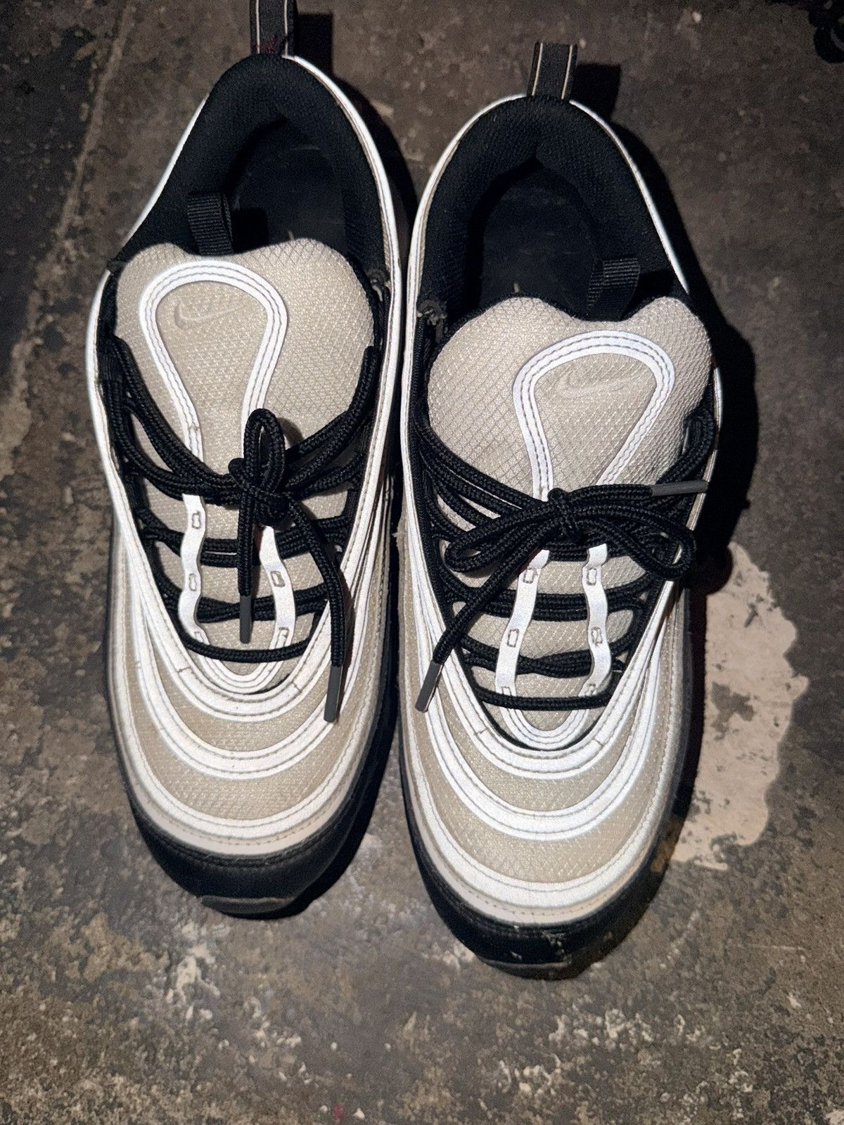 Nike White/Black Air Max 97 Size US 10.5 / EU 43-44 - 1 Thumbnail