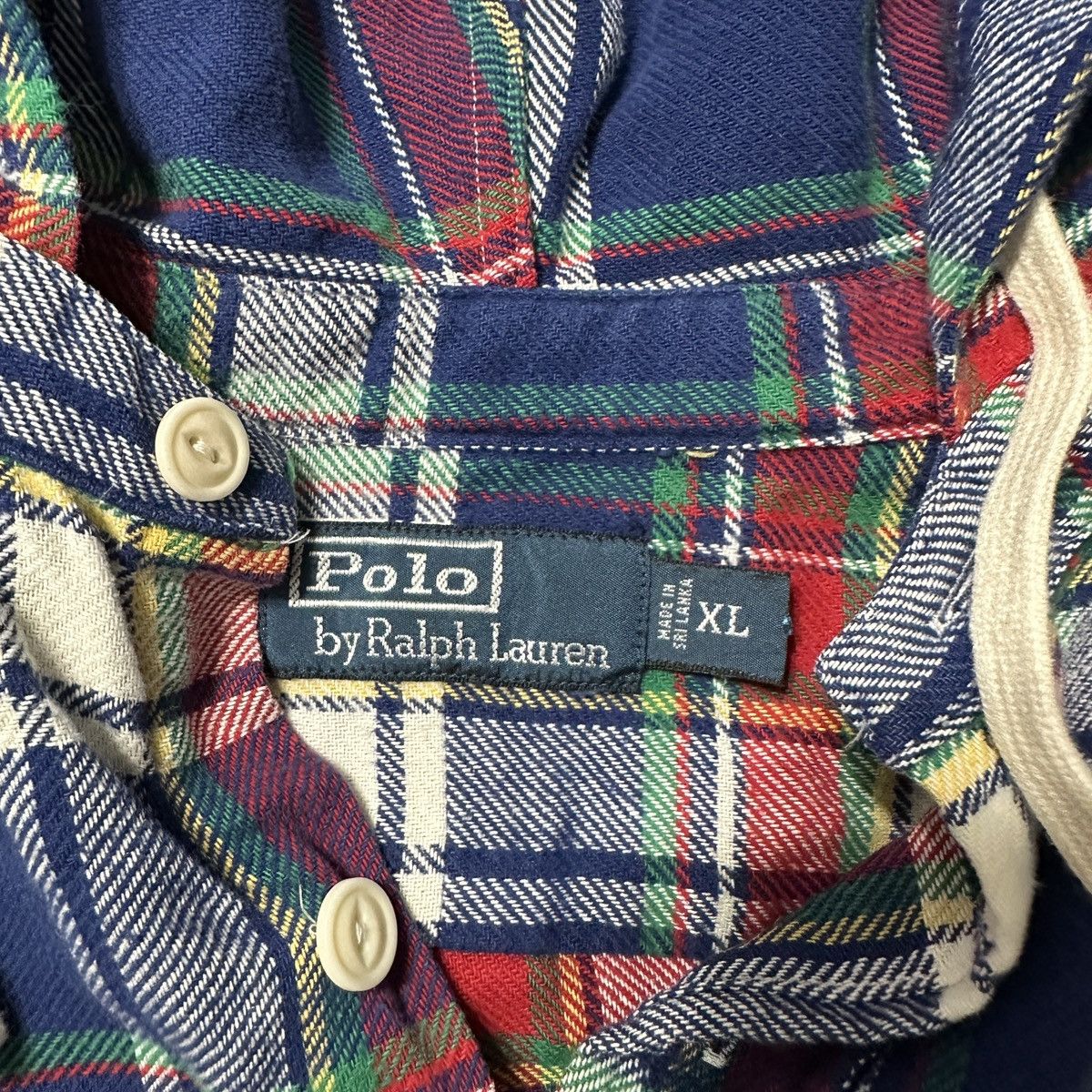 Polo Ralph Lauren Polo hooded flannel shirt Size US XL / EU 56 / 4 - 4 Thumbnail