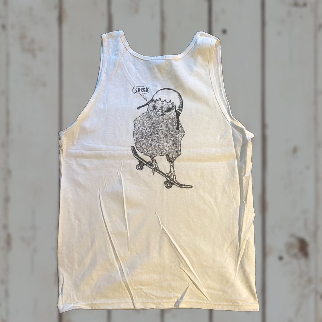 Gildan VINTAGE? No — I Love Skater Chicks Tank Top Shirt M Men White Cotton Gildan T-Shirt Sleeveless Round Neck Size US M / EU 48-50 / 2 - 1 Thumbnail