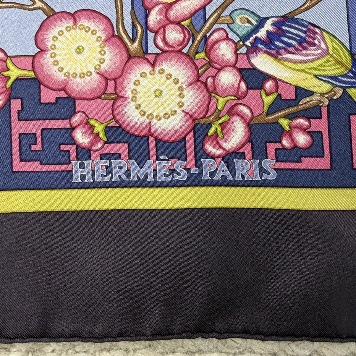Hermes Hermes Scarf Carre 90 Turandot Silk Authentic Hidaka Natsuno Size ONE SIZE - 10 Thumbnail