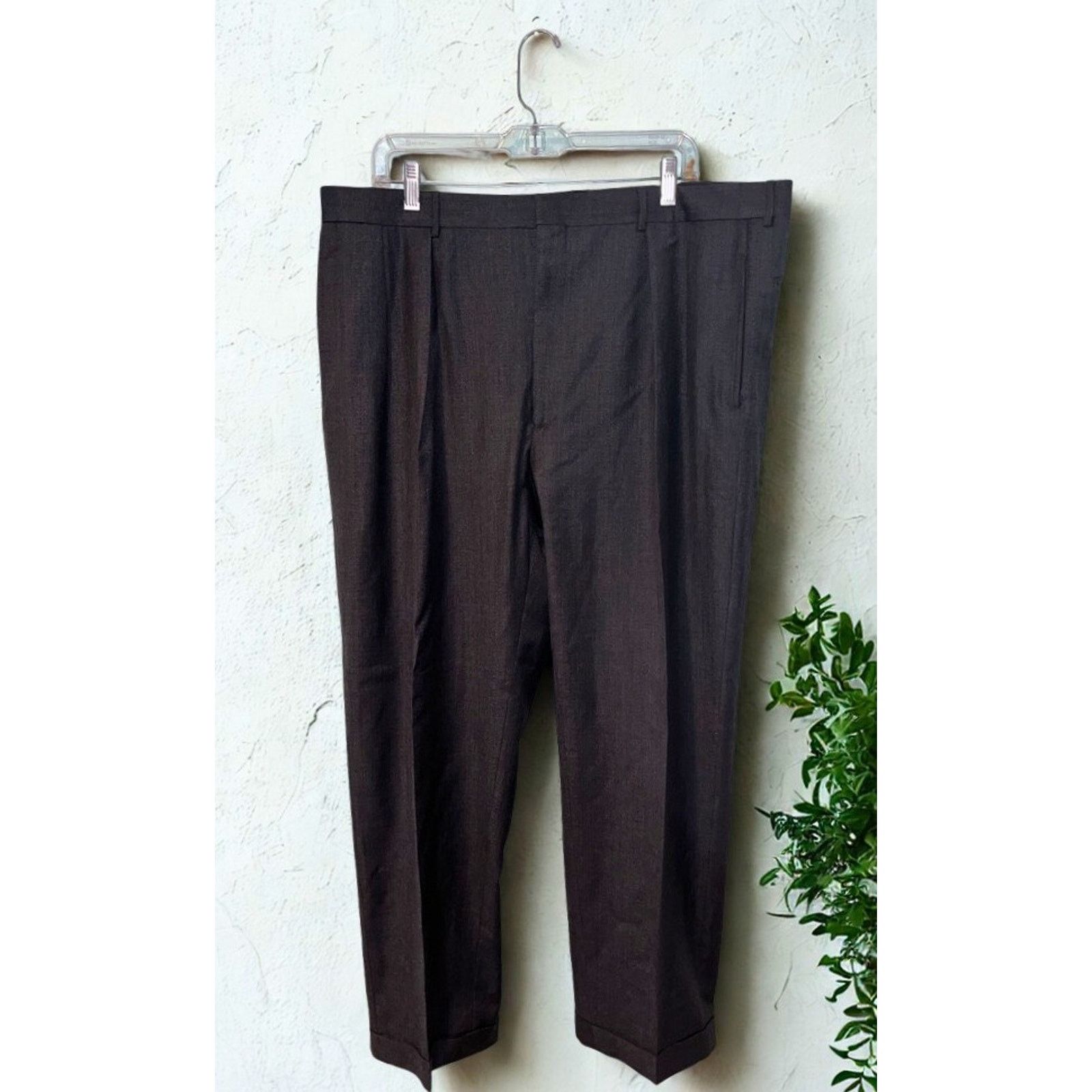 Polo Ralph Lauren Polo Ralph Lauren Wool Dress Pants Pleated Trousers 40x30 Size US 40 / EU 56 - 8 Thumbnail