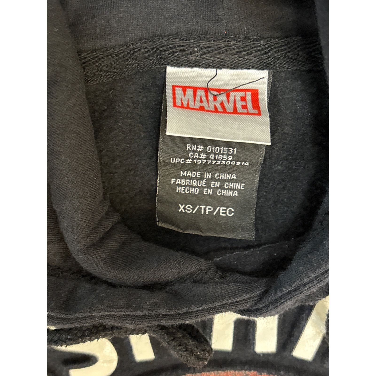 Marvel Comics Deadpool Sshhhh No One Cares Graffiti paint print hoodie XS Size US XS / EU 42 / 0 - 3 Thumbnail