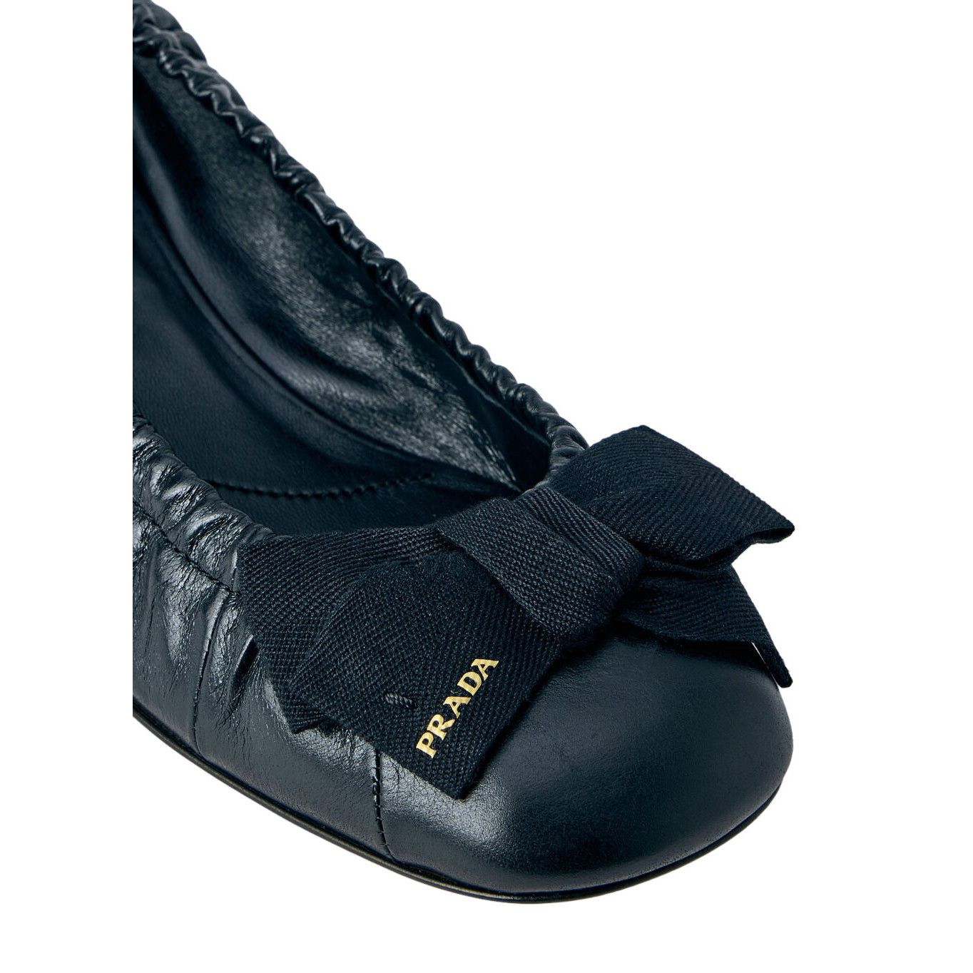 Prada PRADA Black Patent Leather With Bow Ballerinas New & Authent Size US 8 / IT 38 - 3 Thumbnail