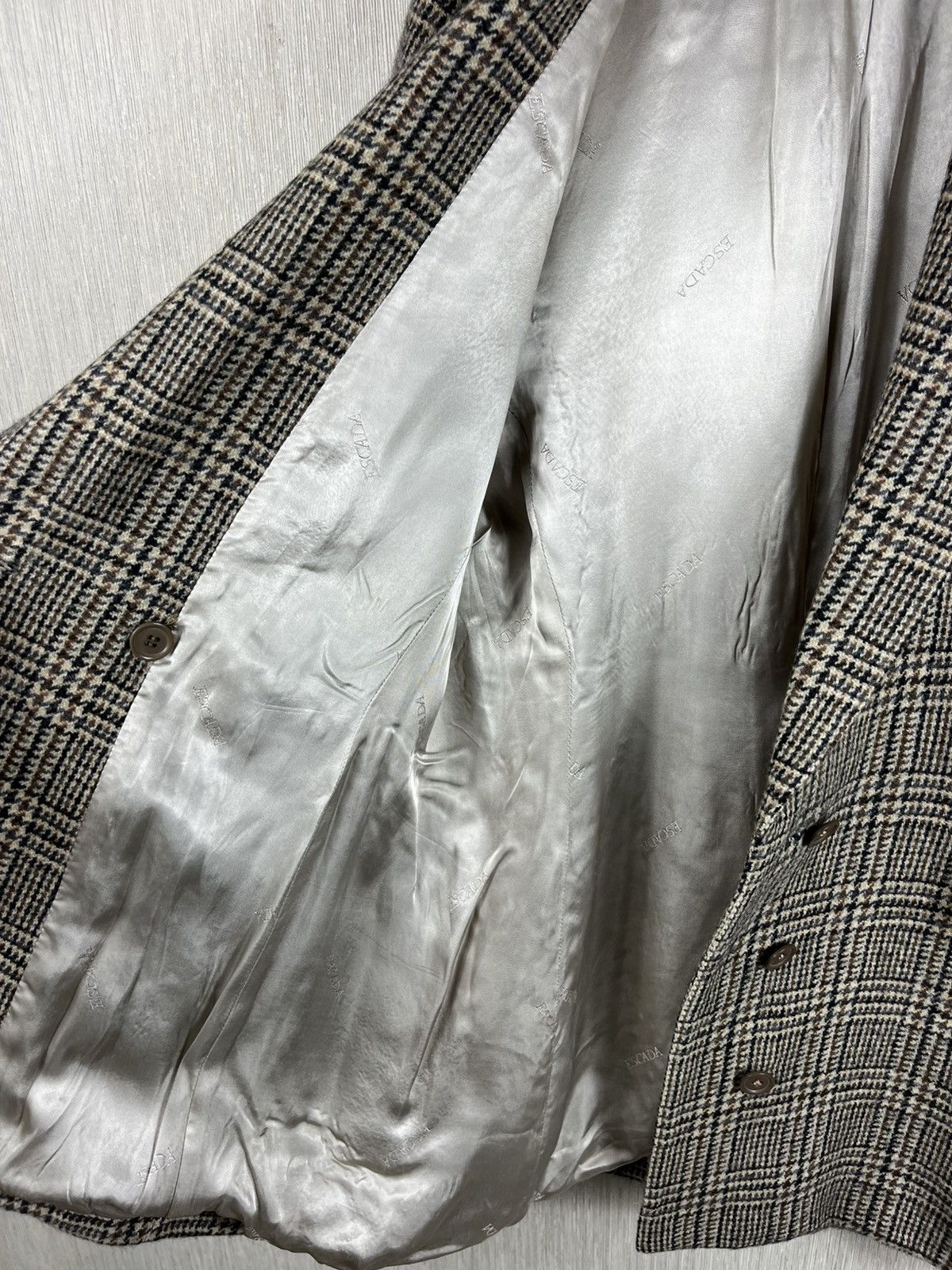 Designer × Escada × Vintage Vintage Escada by Margaretha Ley wool coat double-breasted Size ONE SIZE - 16 Thumbnail