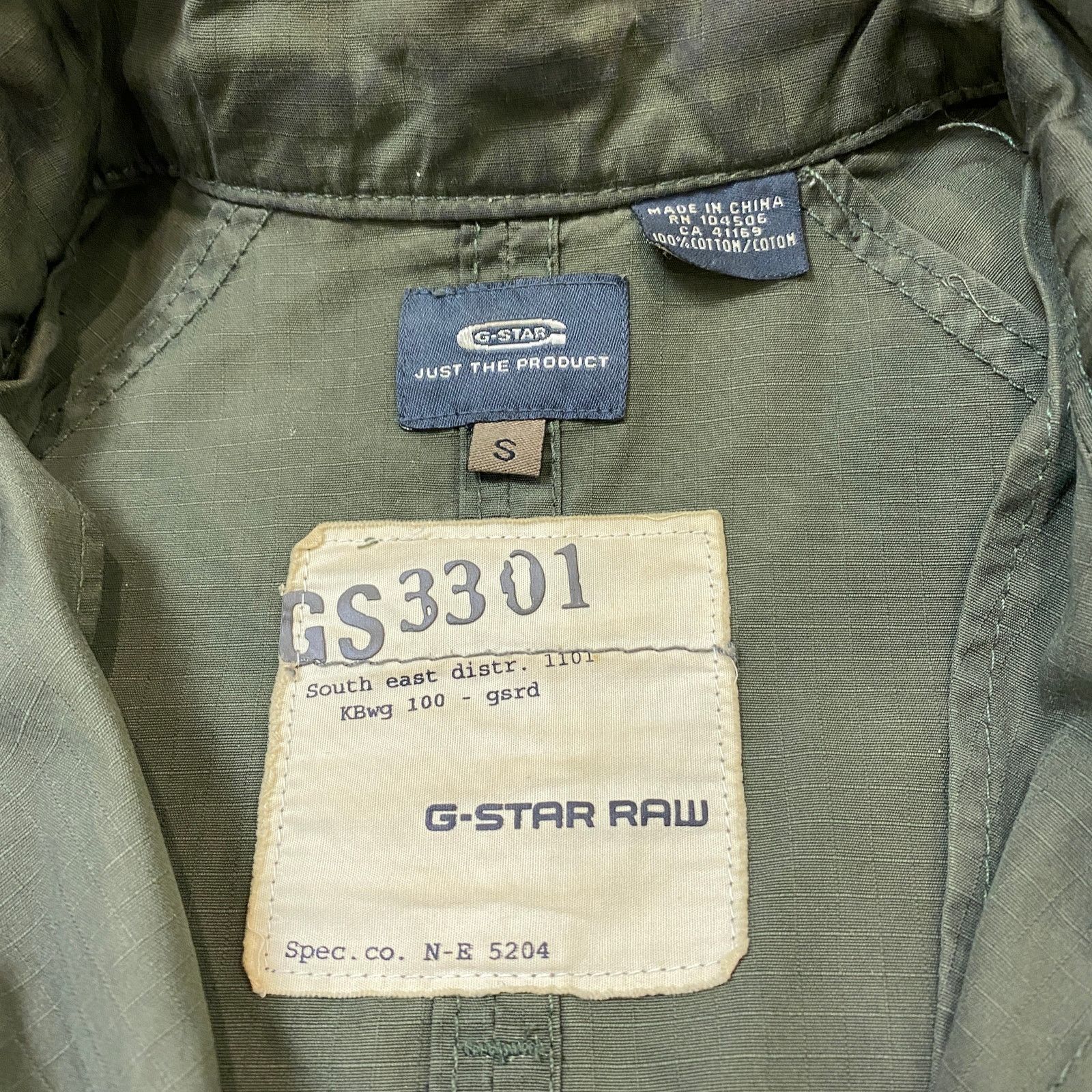 G-Star G-Star Raw Stone Shirt Long Sleeve Zip Military Small Size US S / EU 44-46 / 1 - 4 Thumbnail