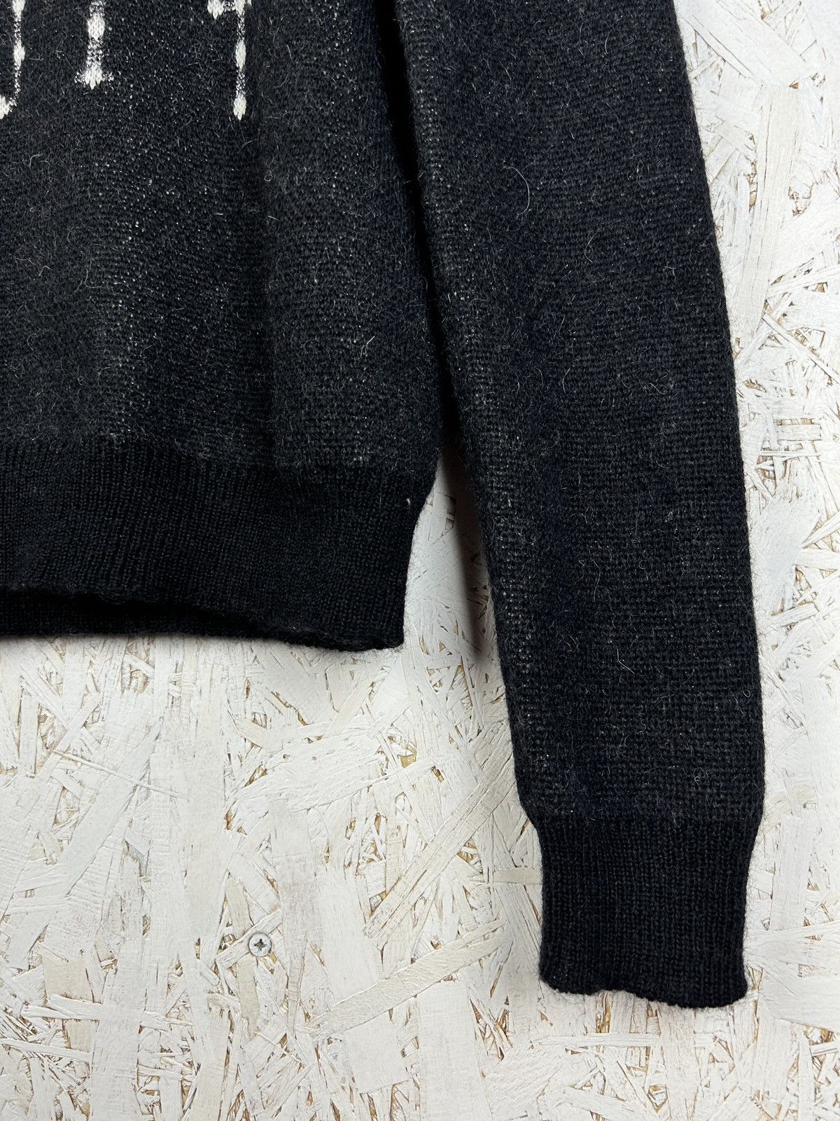 Saint Laurent Paris Saint Laurent FW19 Courte Est La Vie Mohair Blend Sweater M Size M / US 6-8 / IT 42-44 - 4 Thumbnail