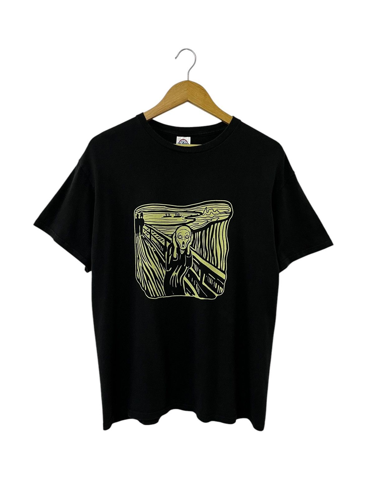 Vintage VINTAGE 00s EDVARD MUNCH THE SCREAM MUSEUM AOP ART TSHIRT Size US L / EU 52-54 / 3 - 1 Thumbnail