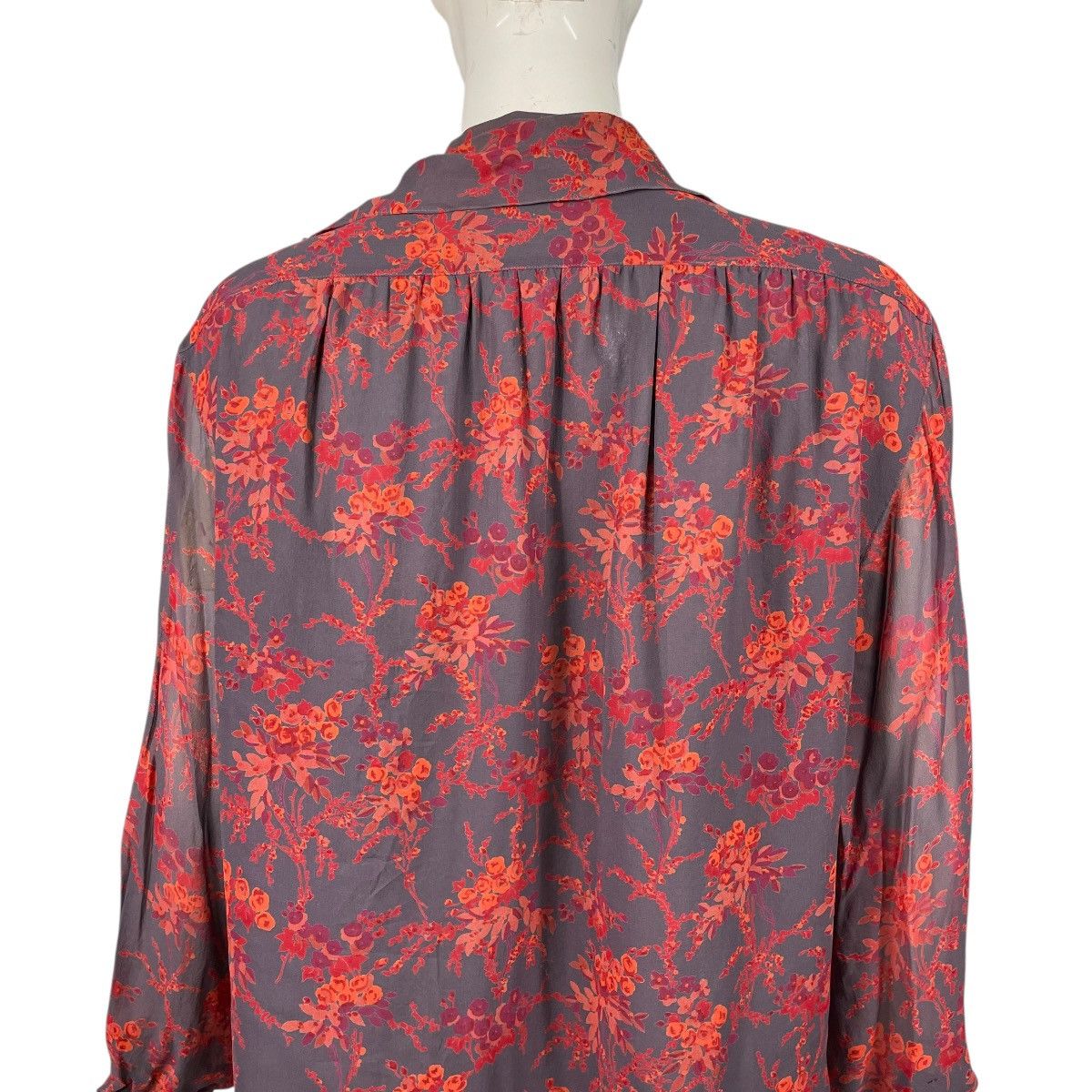Christian Dior Monsieur Christian Dior Flower Design Shirt Blouse Size M / US 6-8 / IT 42-44 - 9 Thumbnail