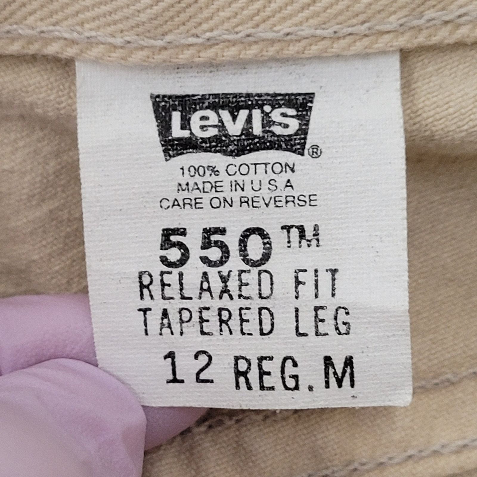 Levi's Vintage LEVIS 550 High-Rise Baggy Jeans Womens 8/9 30x30 USA Size 30" / US 8 / IT 44 - 3 Thumbnail