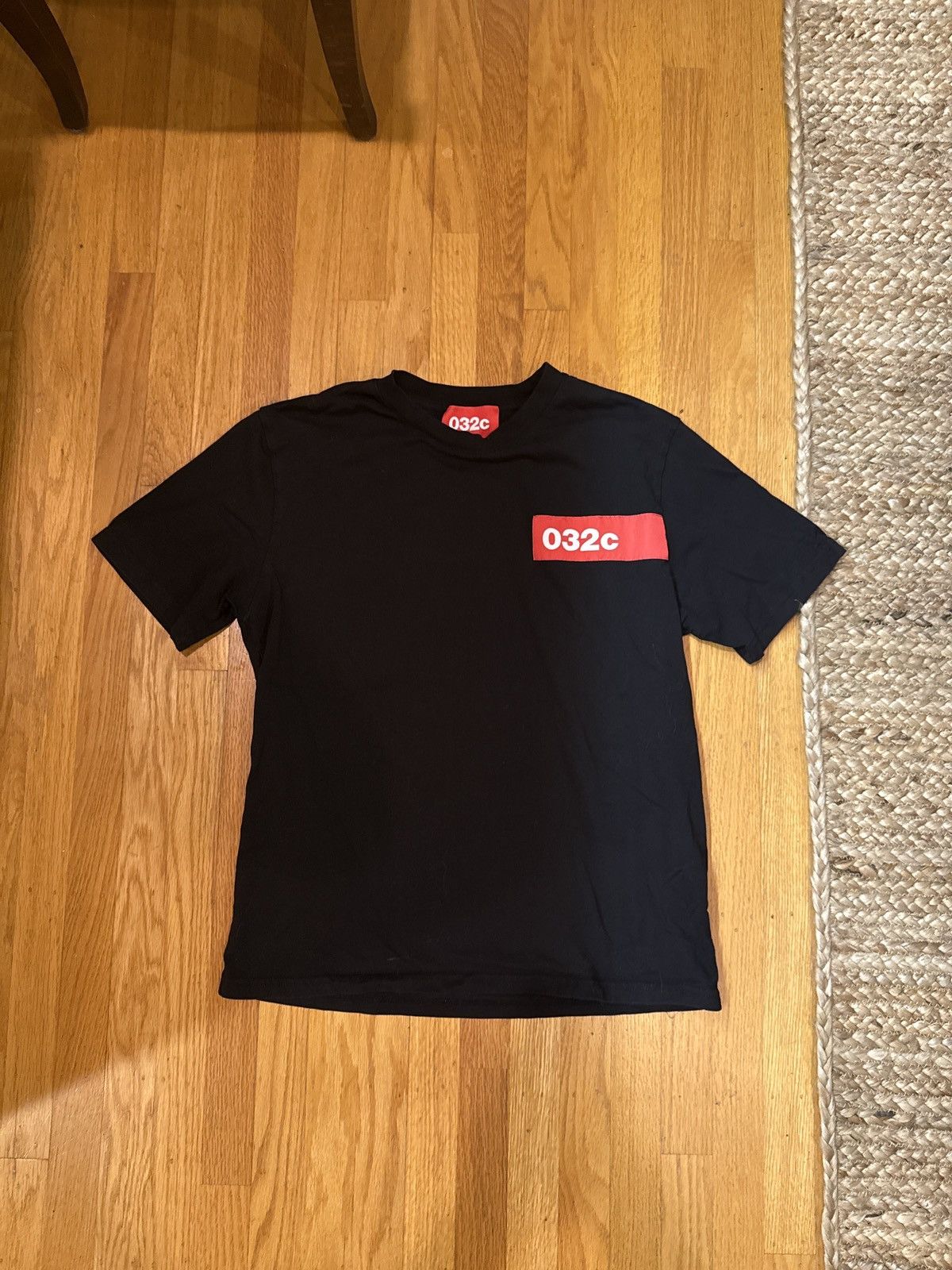 032c 032c Logo T-Shirt – Black/Red Berlin Streetwear Classic Size US M / EU 48-50 / 2 - 1 Thumbnail
