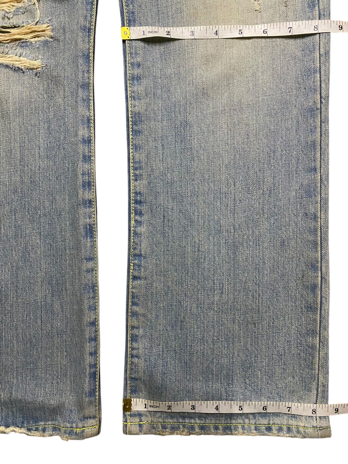 Hysteric Glamour Vintage Japanese Brand Coco Lulu Mud Wash Distressed Baggy Size US 30 / EU 46 - 17 Thumbnail