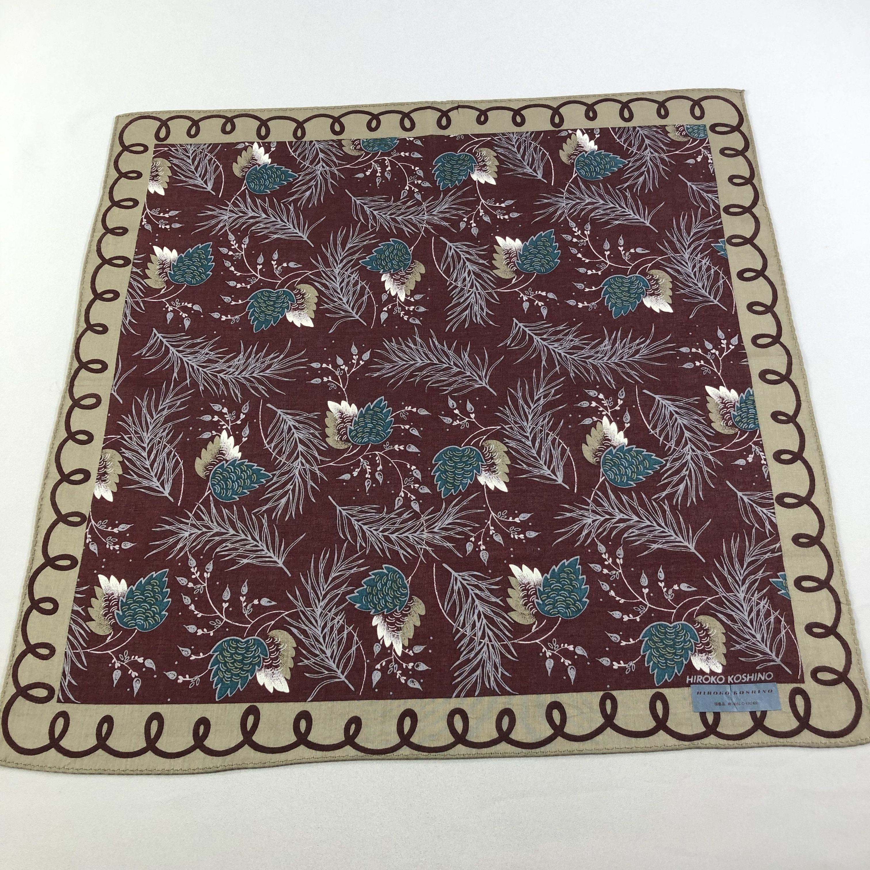 Hiroko Koshino Homme Hiroko Koshino Handkerchief Neckerchief Bandana H1594 Size ONE SIZE - 2 Thumbnail