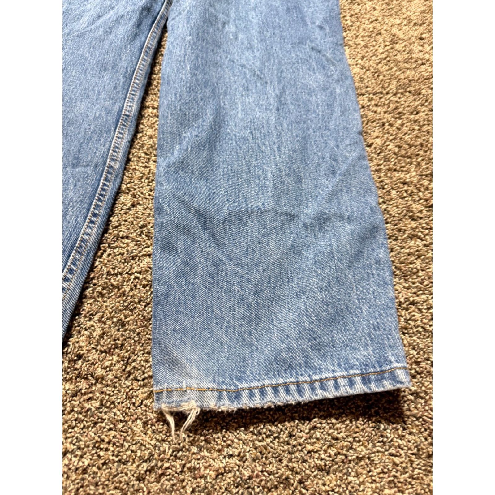 Levi's Levi's 550 Jeans Men 40 Blue Denim 40X32 Straight 100% Cotton Relaxed Size US 40 / EU 56 - 4 Thumbnail