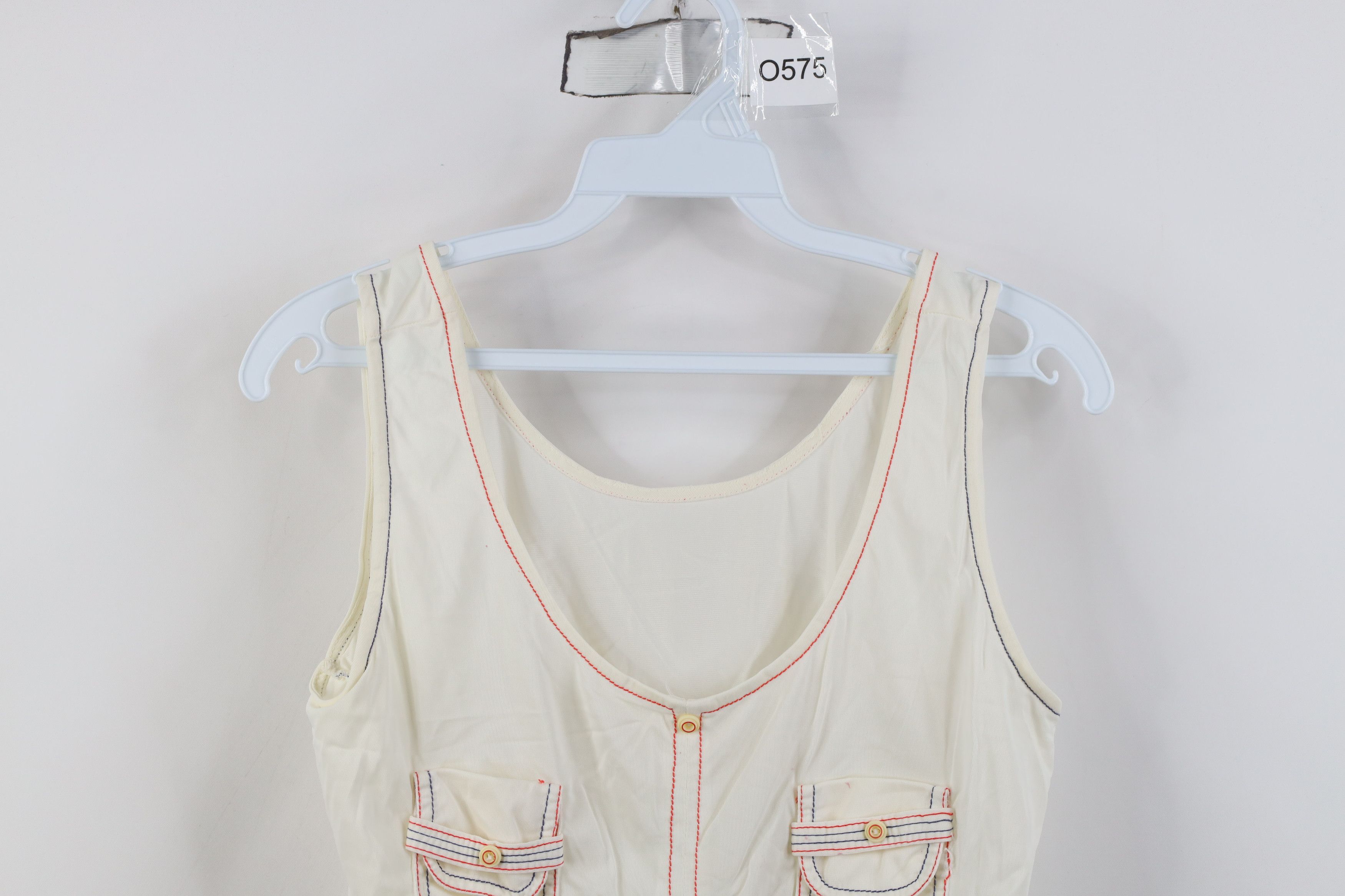 Vintage Vintage 60s 70s Streetwear Double Pocket Tank Top T-Shirt Size M / US 6-8 / IT 42-44 - 2 Thumbnail