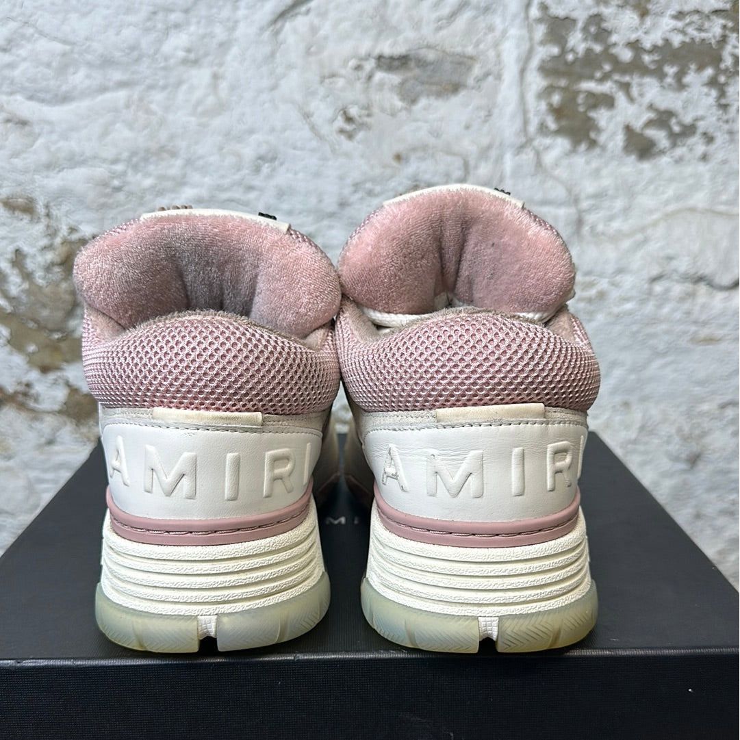 Amiri Amiri MA-1 White Pink Sz 8 (41) Size US 8 / EU 41 - 6 Thumbnail