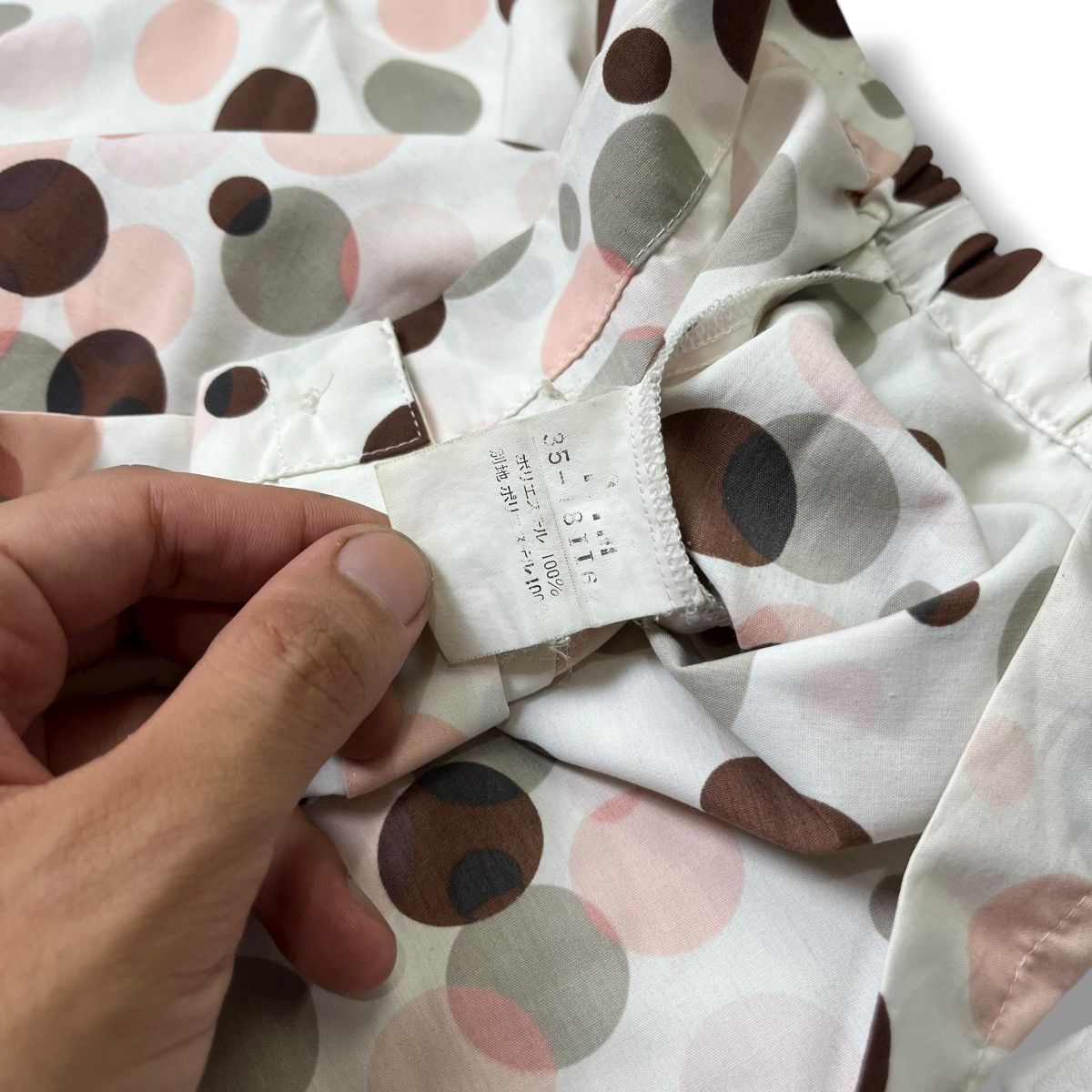 PPFM PPFM Bubble Pattern Short sleeve shirt Issey miyake vibes Size US M / EU 48-50 / 2 - 7 Thumbnail