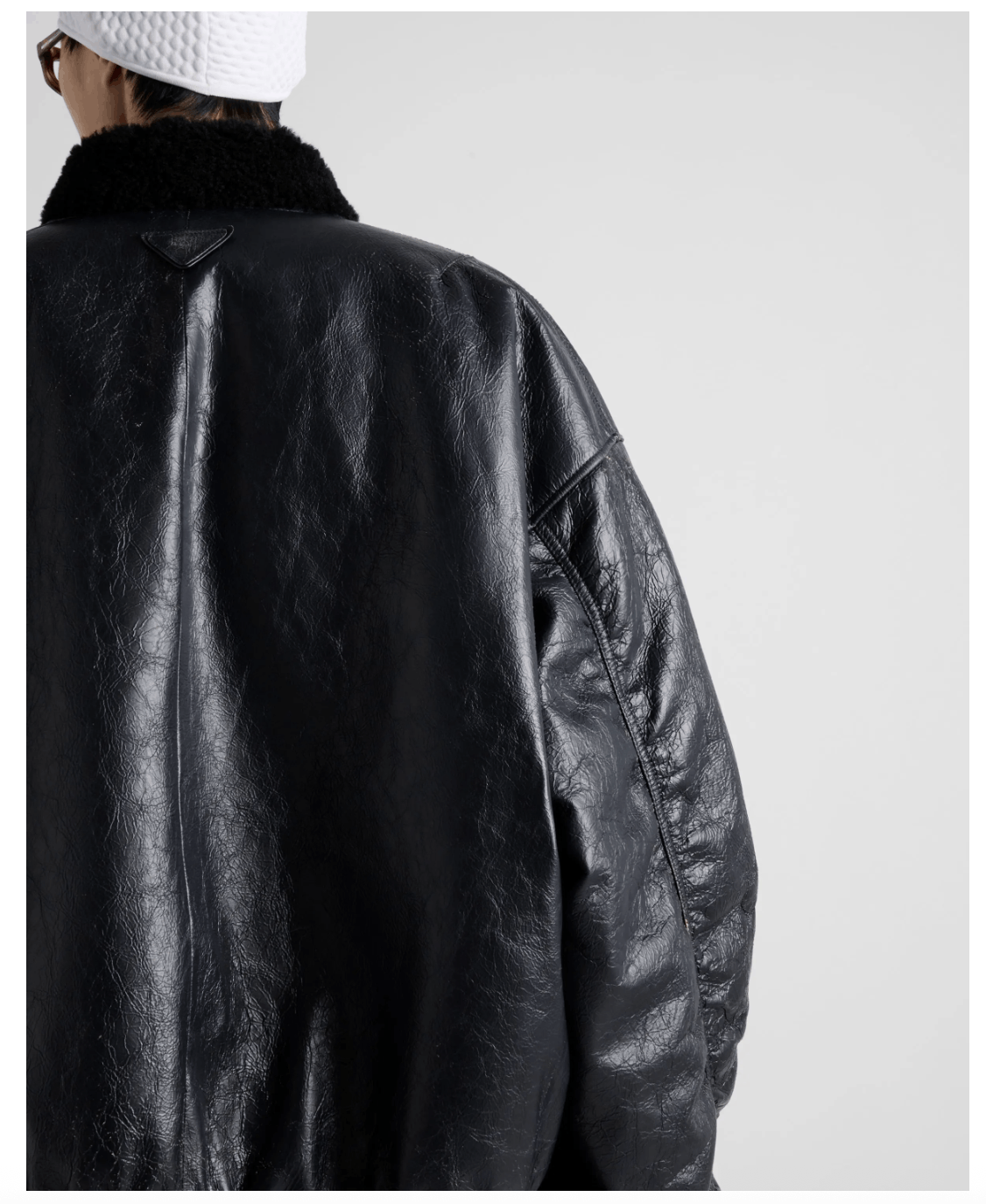 Prada Prada Mens Agnello Leather Bomber Jacket RRP £13.5k S/L Size US L / EU 52-54 / 3 - 2 Thumbnail