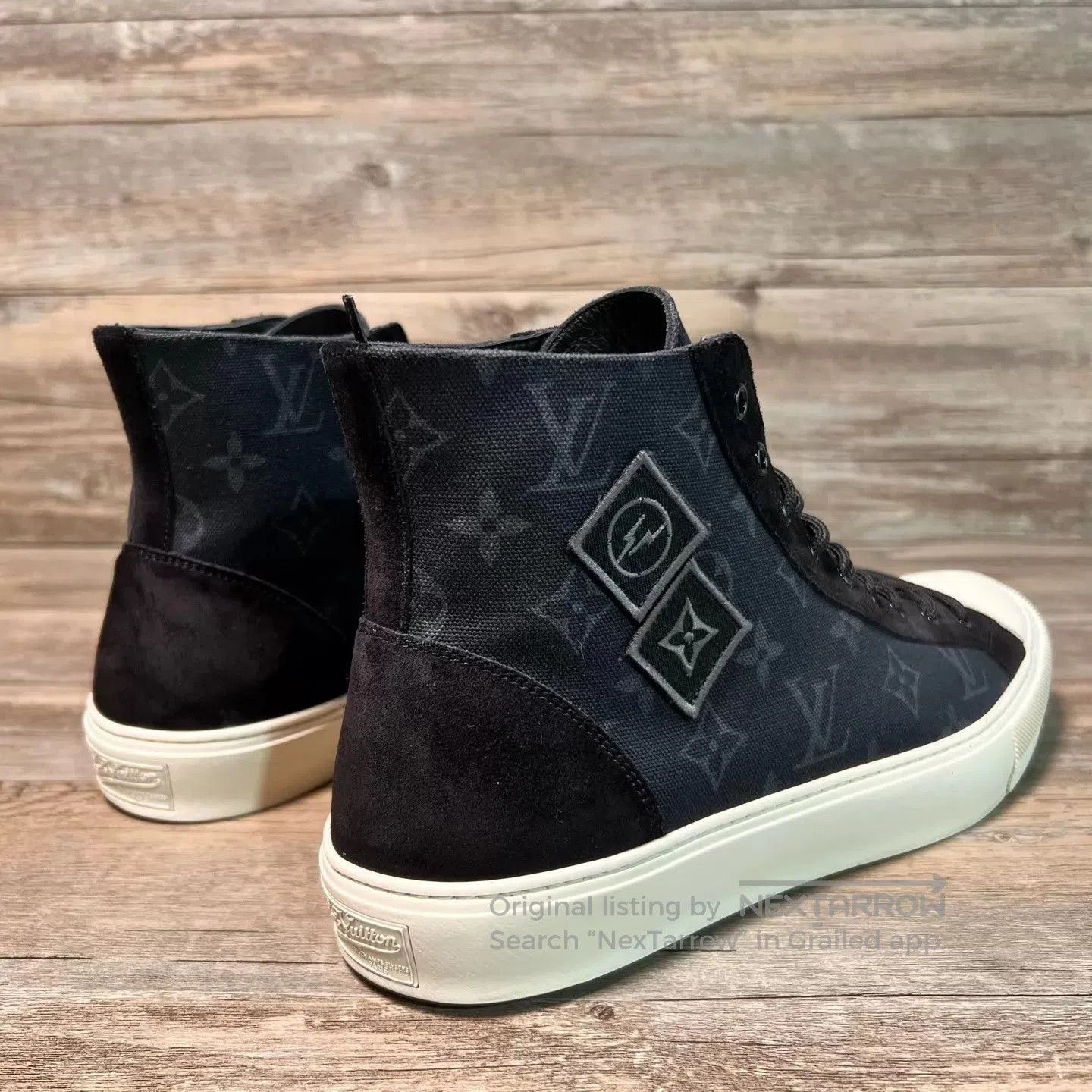 Louis Vuitton Black High. Size US 9 / EU 42 - 2 Thumbnail