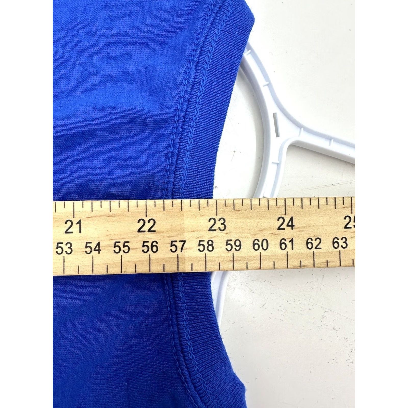 Gildan Womens Gildan Shirt Blue Short Sleeve V-Neck Size Small Ladies Shirt Regular Fit Casual Top USA Theme Womens Size S / US 4 / IT 40 - 7 Thumbnail