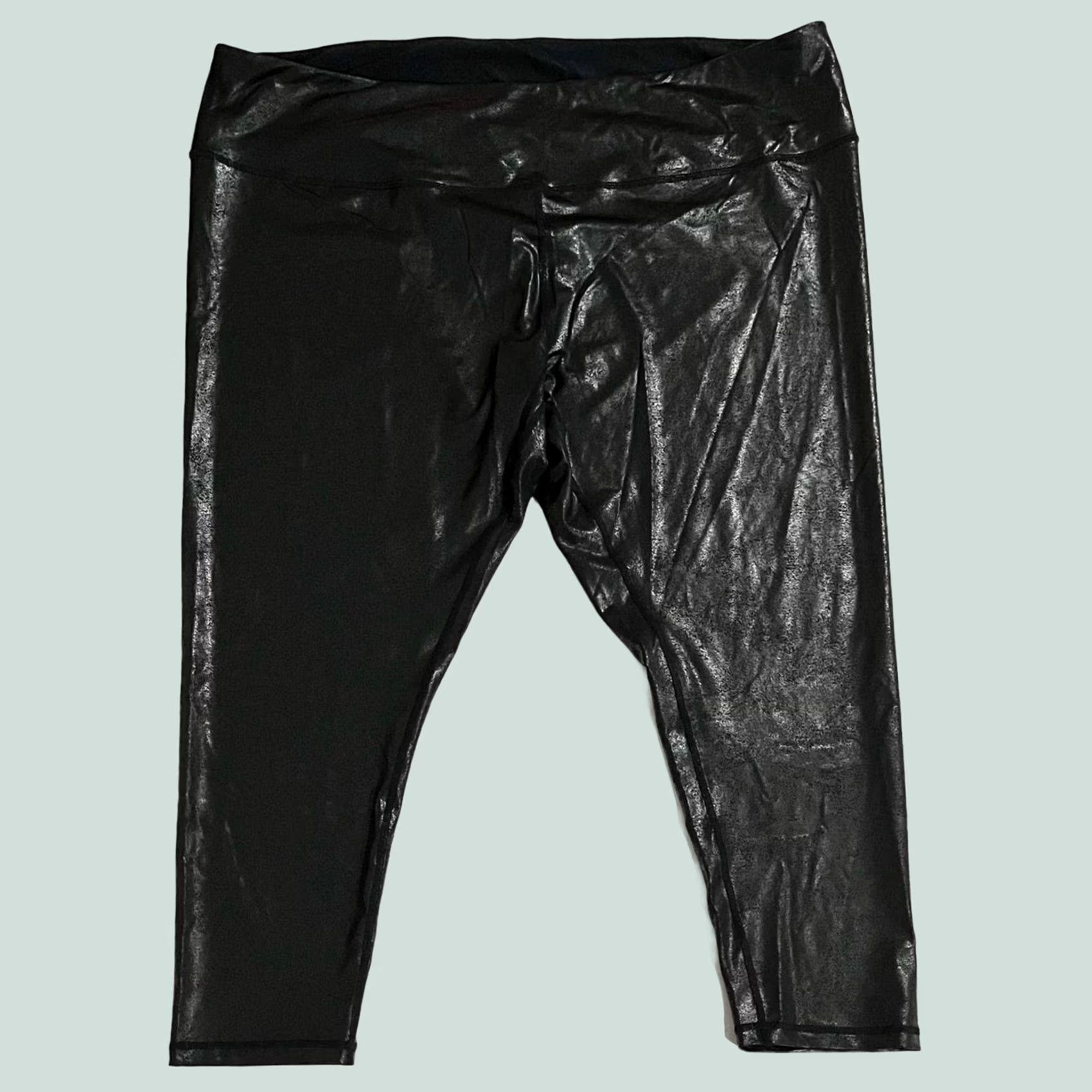 Vintage VINTAGE Zella The Daily Athletic Leggings High Waist 7/8 Size 3X Z-Tek Black Womens Size 40" / US 18 - 1 Thumbnail