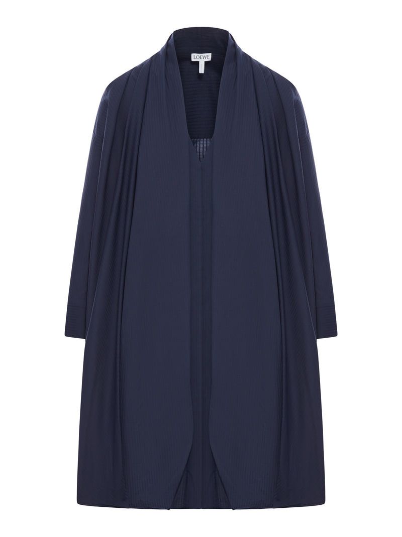 DRAPED COTTON DRESS