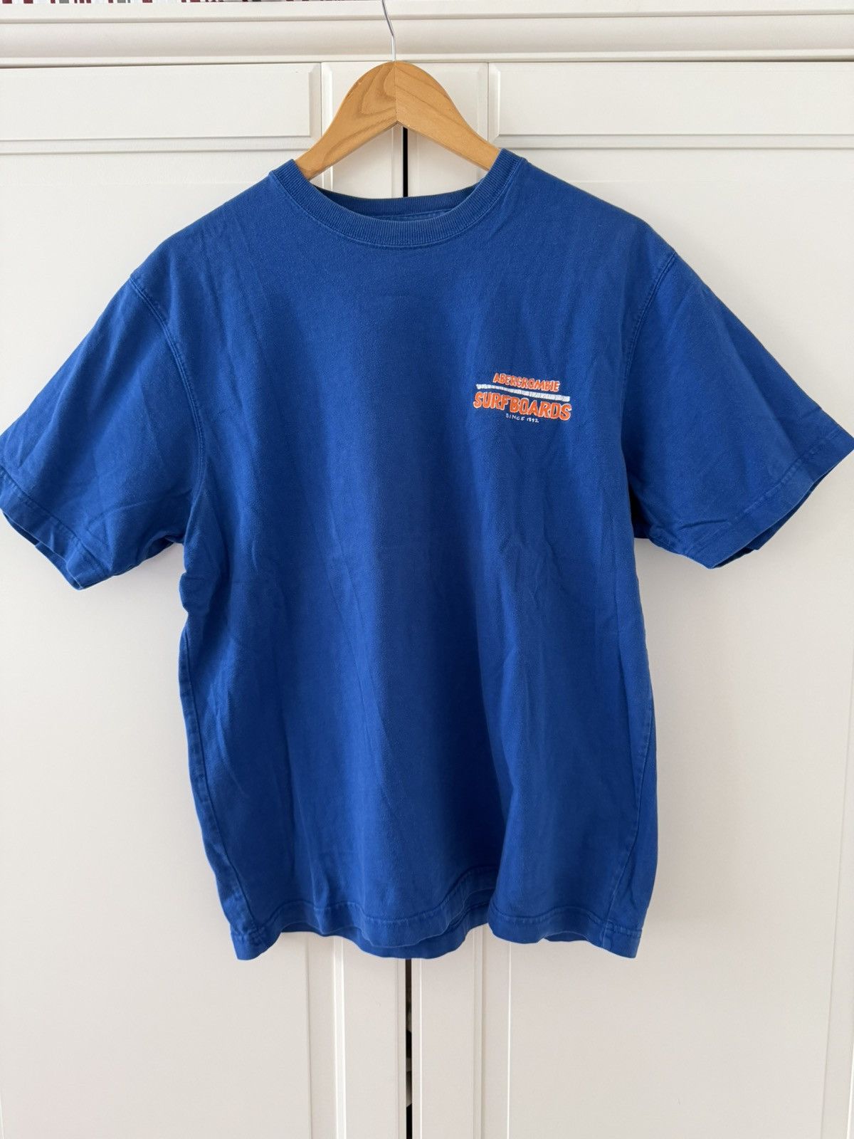 Abercrombie & Fitch Abercrombie & Fitch Surfboards Tee Get On The Stick Blue Y2K Size US L / EU 52-54 / 3 - 1 Thumbnail