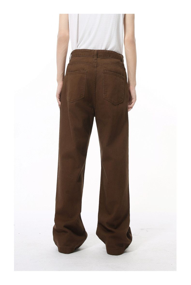 Japanese Brand × Jean Japanese retro straight mid-rise drape jeans Size US 32 / EU 48 - 3 Thumbnail
