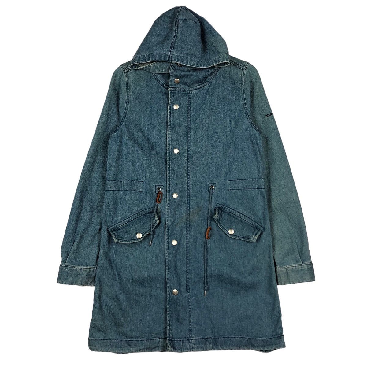 Hysteric Glamour 🔥Denim Bondage Biker Jacket Parachute X Girl Japan Size US S / EU 44-46 / 1 - 1 Thumbnail